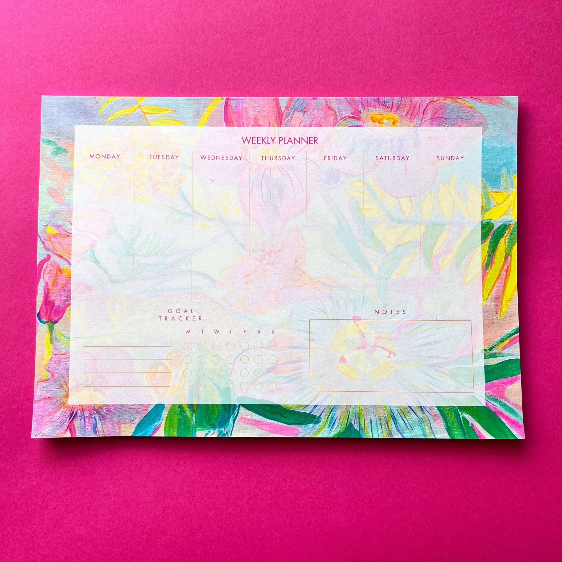 A4 Weekly Planner Pad - Kathryn Sillince Artist