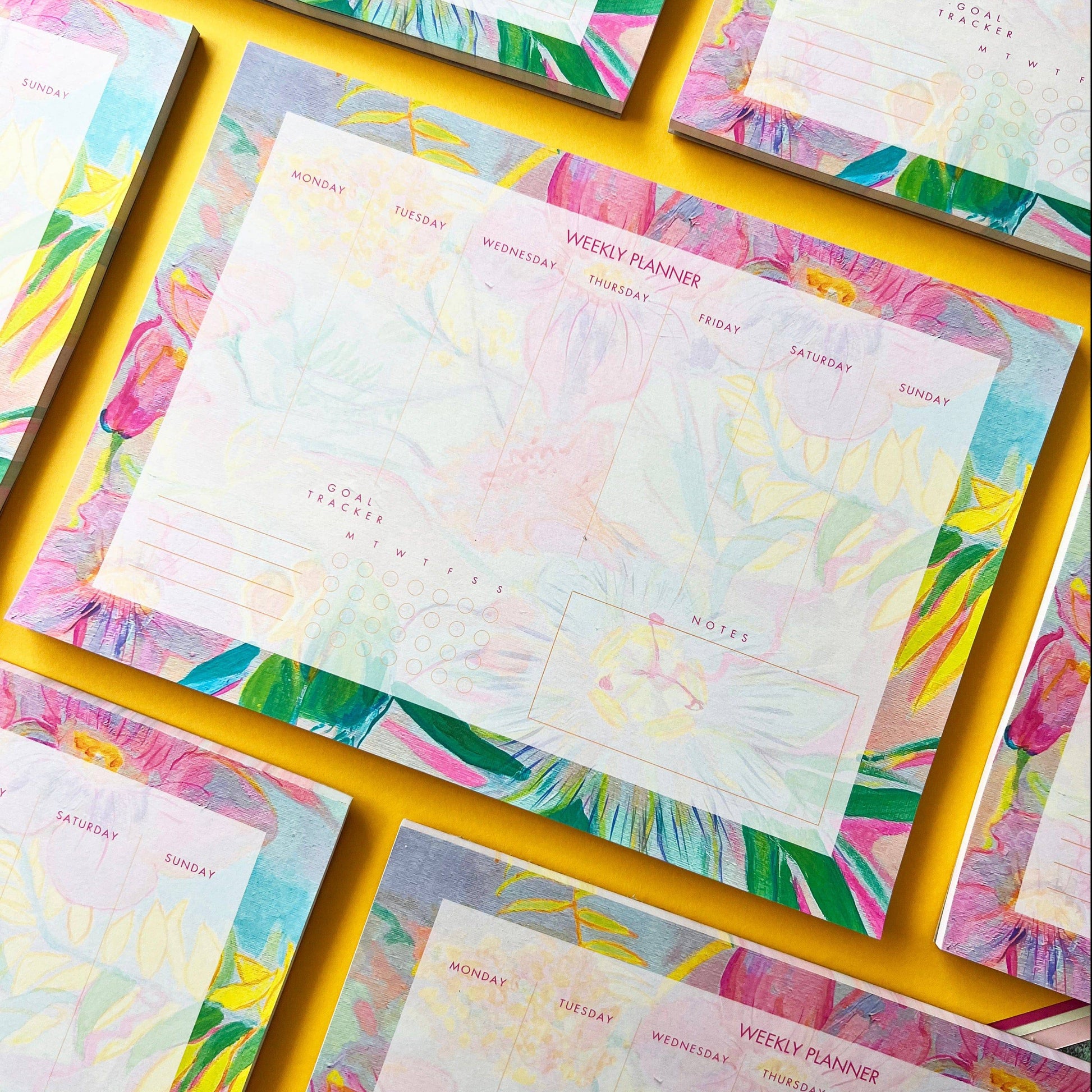 A4 Weekly Planner Pad - Kathryn Sillince Artist