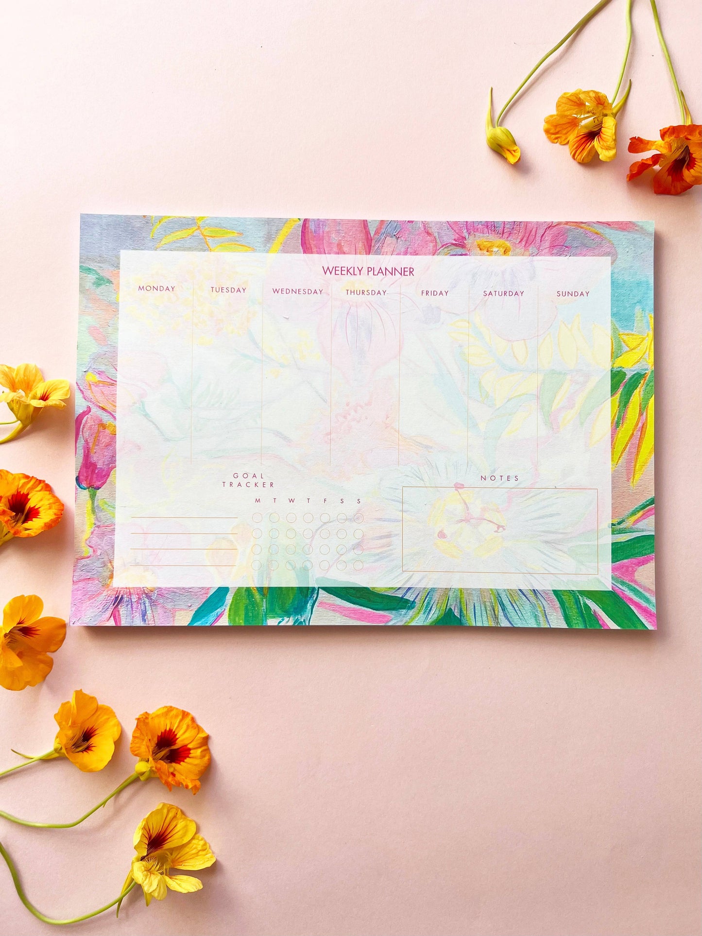 A4 Weekly Planner Pad - Kathryn Sillince Artist