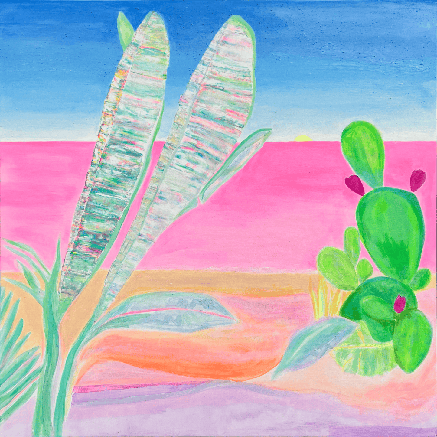 'Eventide Mirage'  90cm x 90cm - Kathryn Sillince Artist