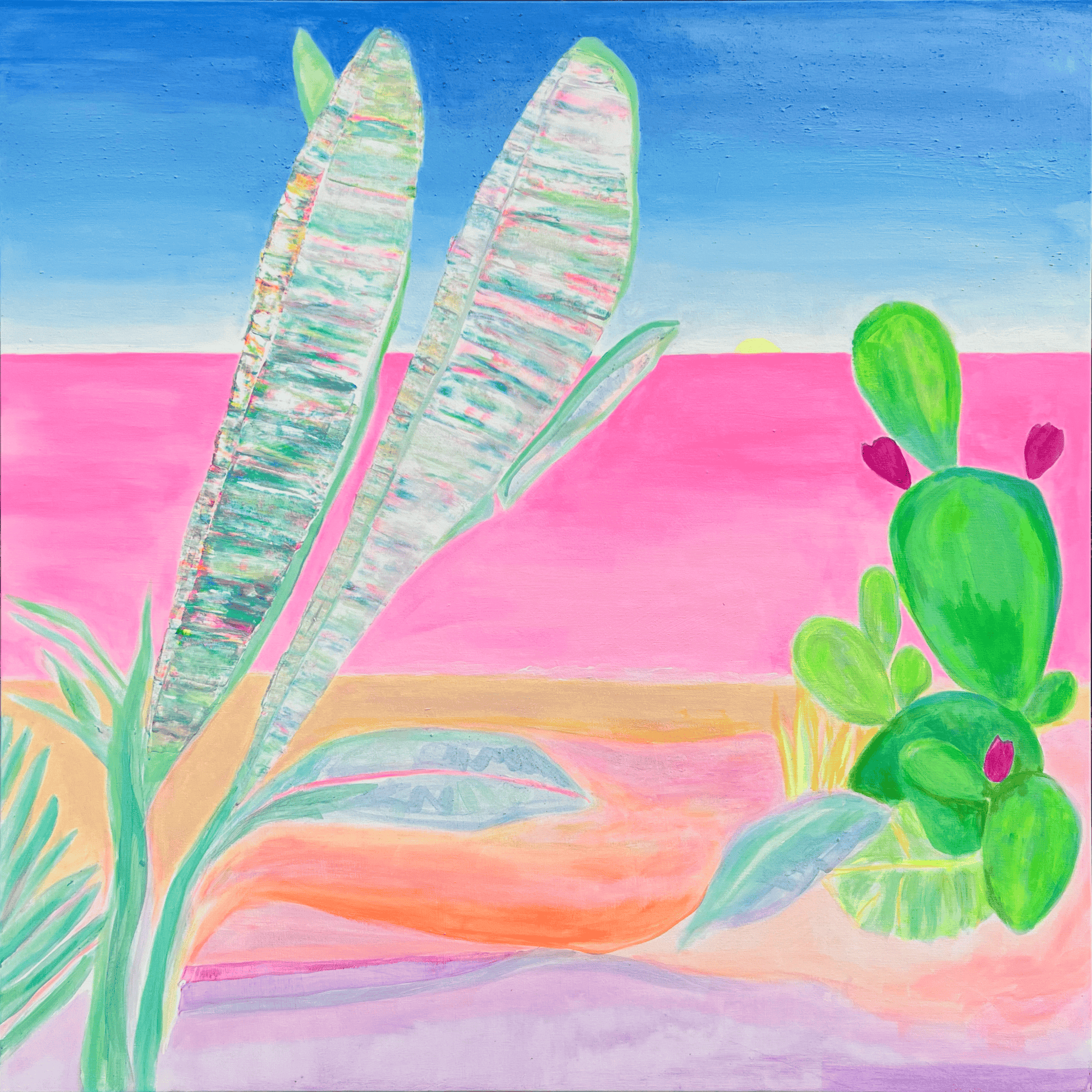 'Eventide Mirage'  90cm x 90cm - Kathryn Sillince Artist