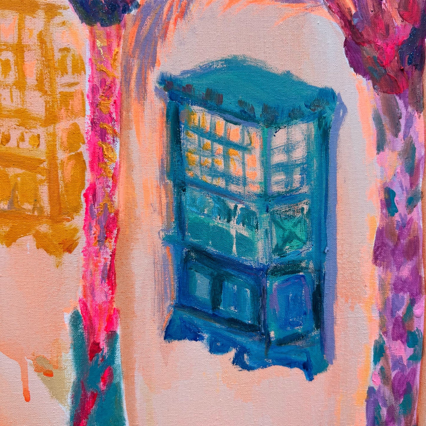 Rainbow Gallariji At Sundown 56cm x 72cm