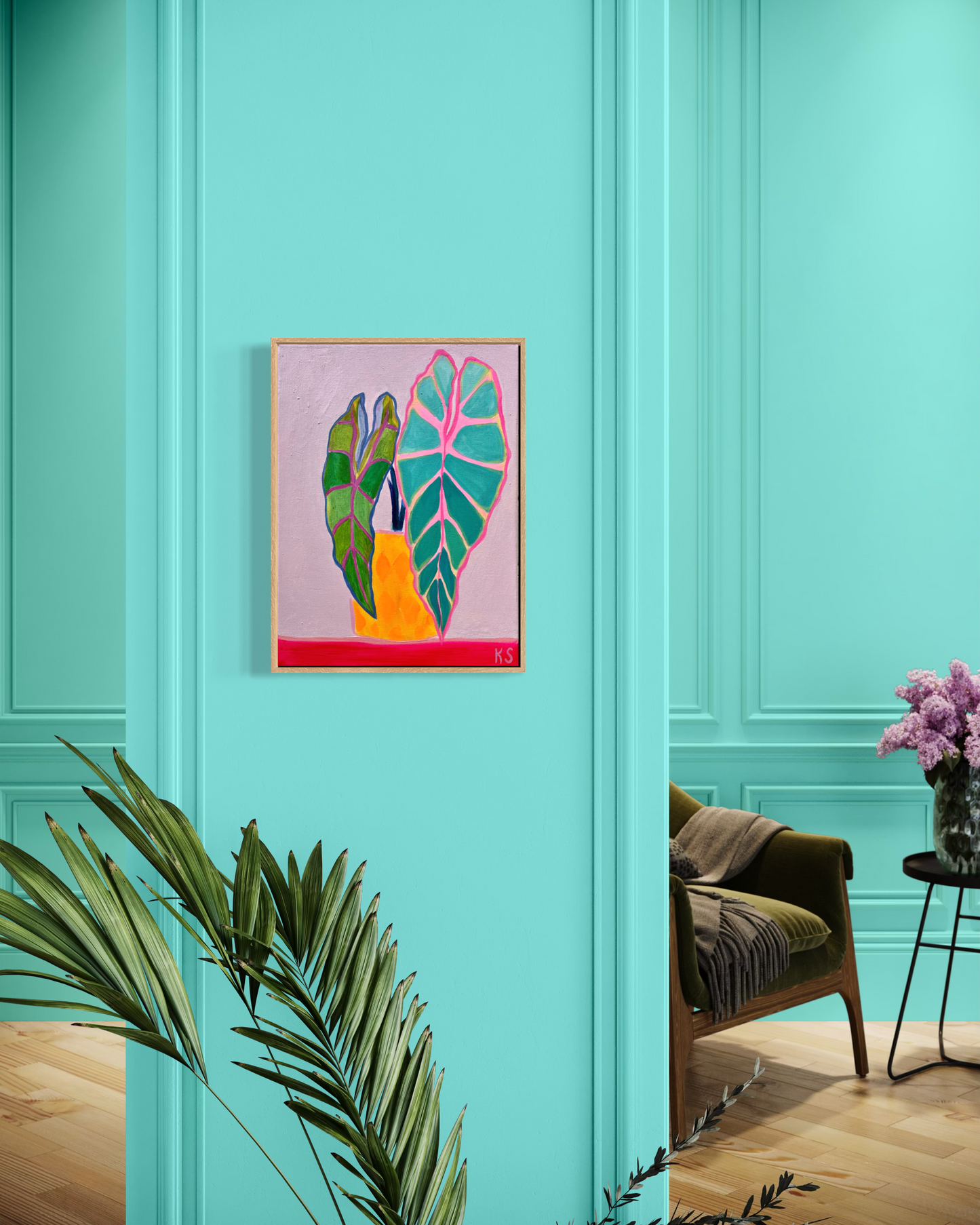 Living My Best Leaf: 1   30cm x 40cm