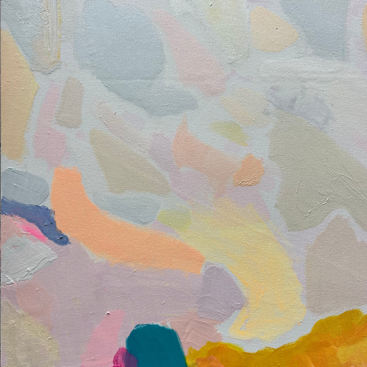 Summer Sorbet: 2   80cm x 80cm