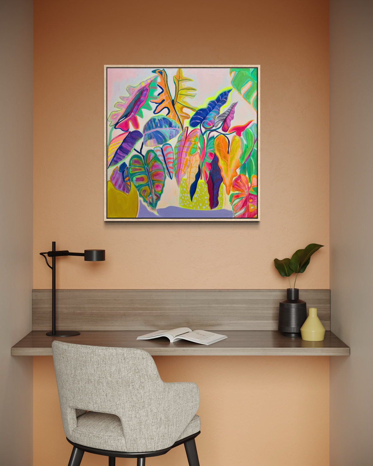 'Alocasia Revelation' print - Kathryn Sillince Artist