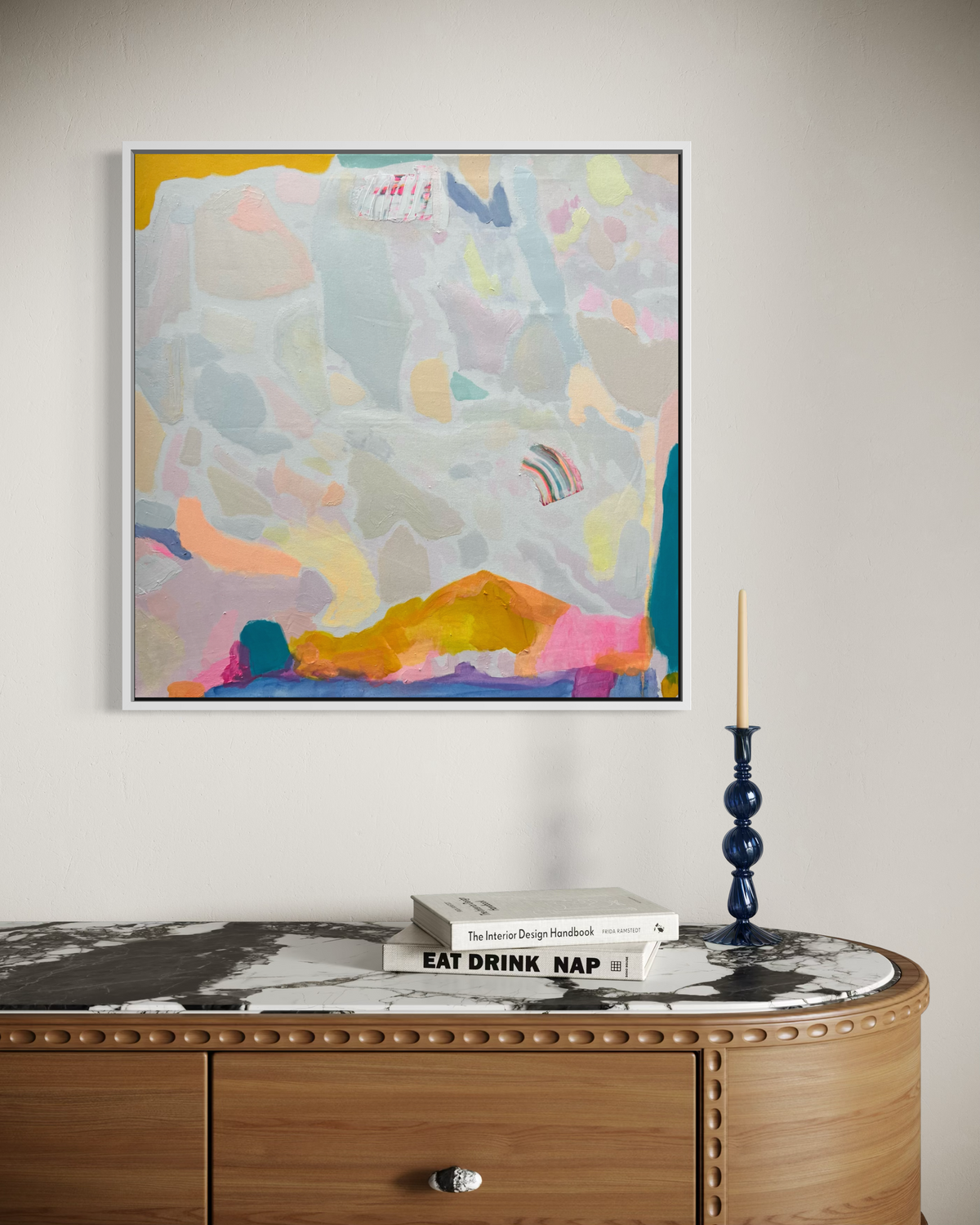 Summer Sorbet: 2   80cm x 80cm