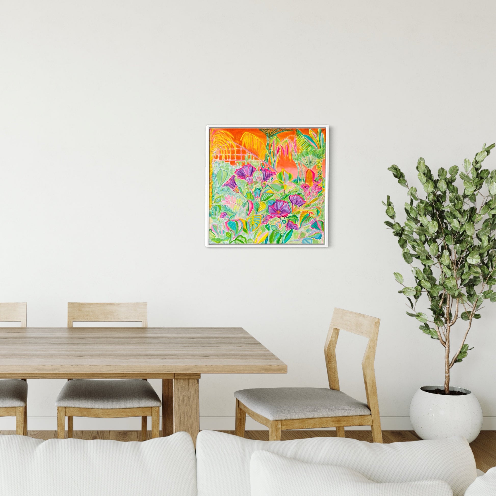 Canvas print of 'Apocalyptic Fanfare' by Kathryn Sillince Artist, featuring vibrant, dramatic artwork on textured canvas.