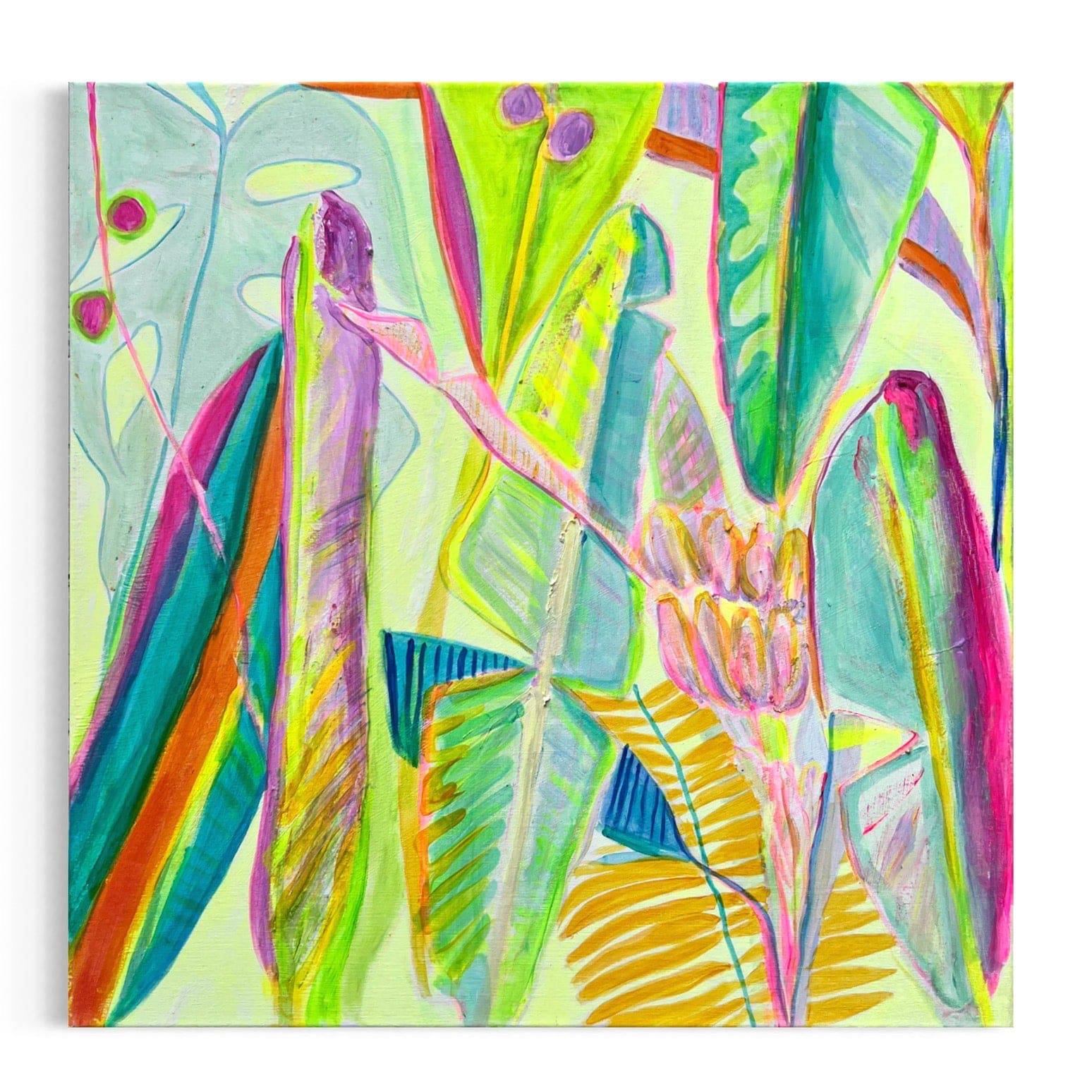 'Citrus Banana'  56cm x 56cm - Kathryn Sillince Artist