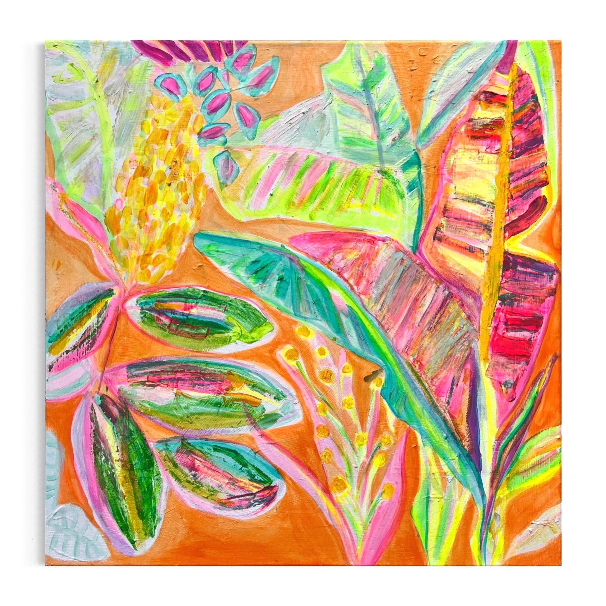 'Zing Of Zingiber'  56cm x 56cm - Kathryn Sillince Artist