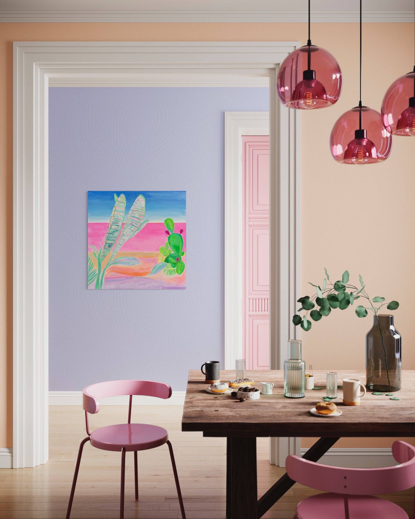 'Eventide Mirage'  90cm x 90cm - Kathryn Sillince Artist