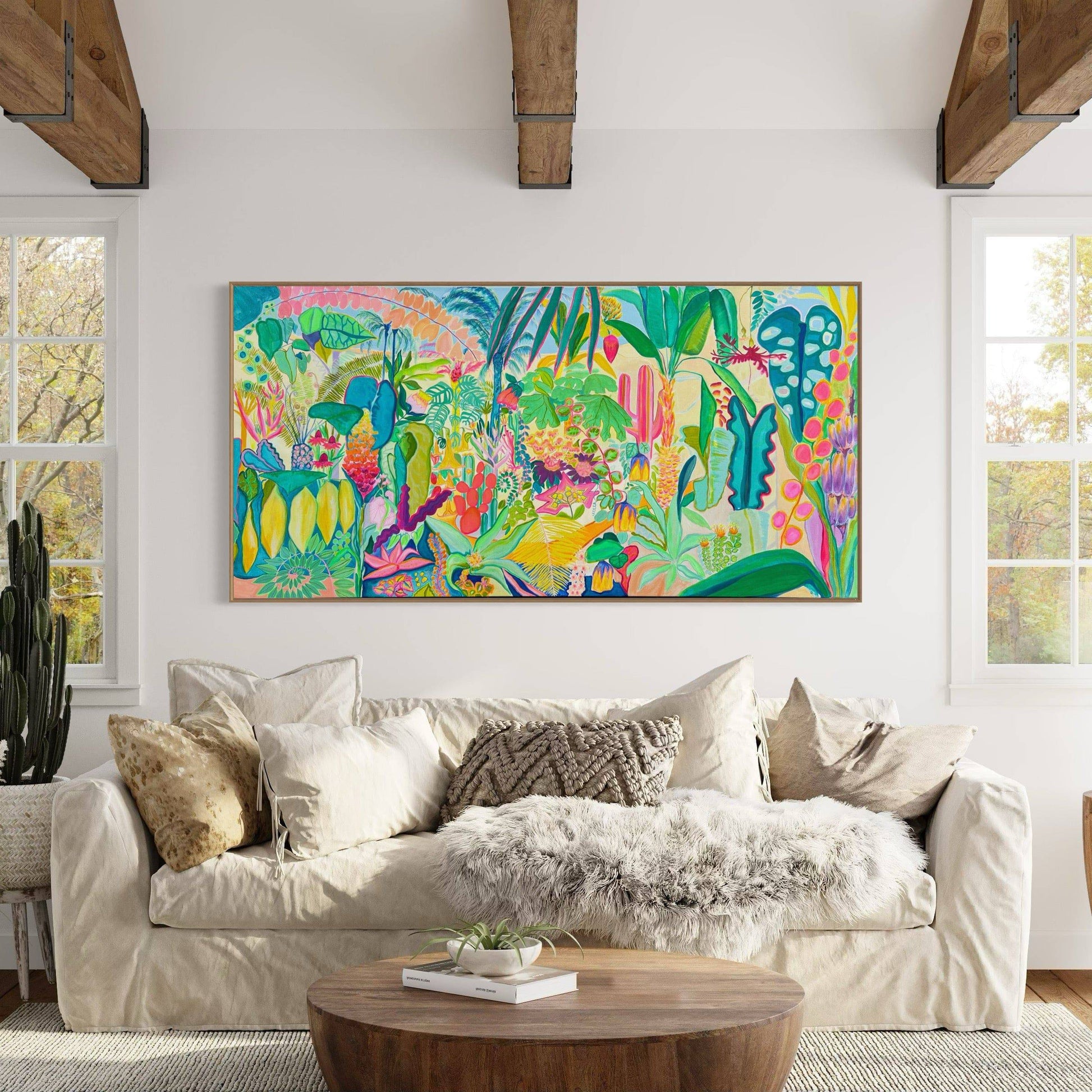 'Everlasting Eden'  76.5cm x 153cm - Kathryn Sillince Artist