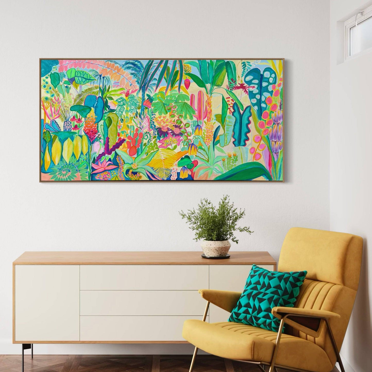 'Everlasting Eden'  76.5cm x 153cm - Kathryn Sillince Artist
