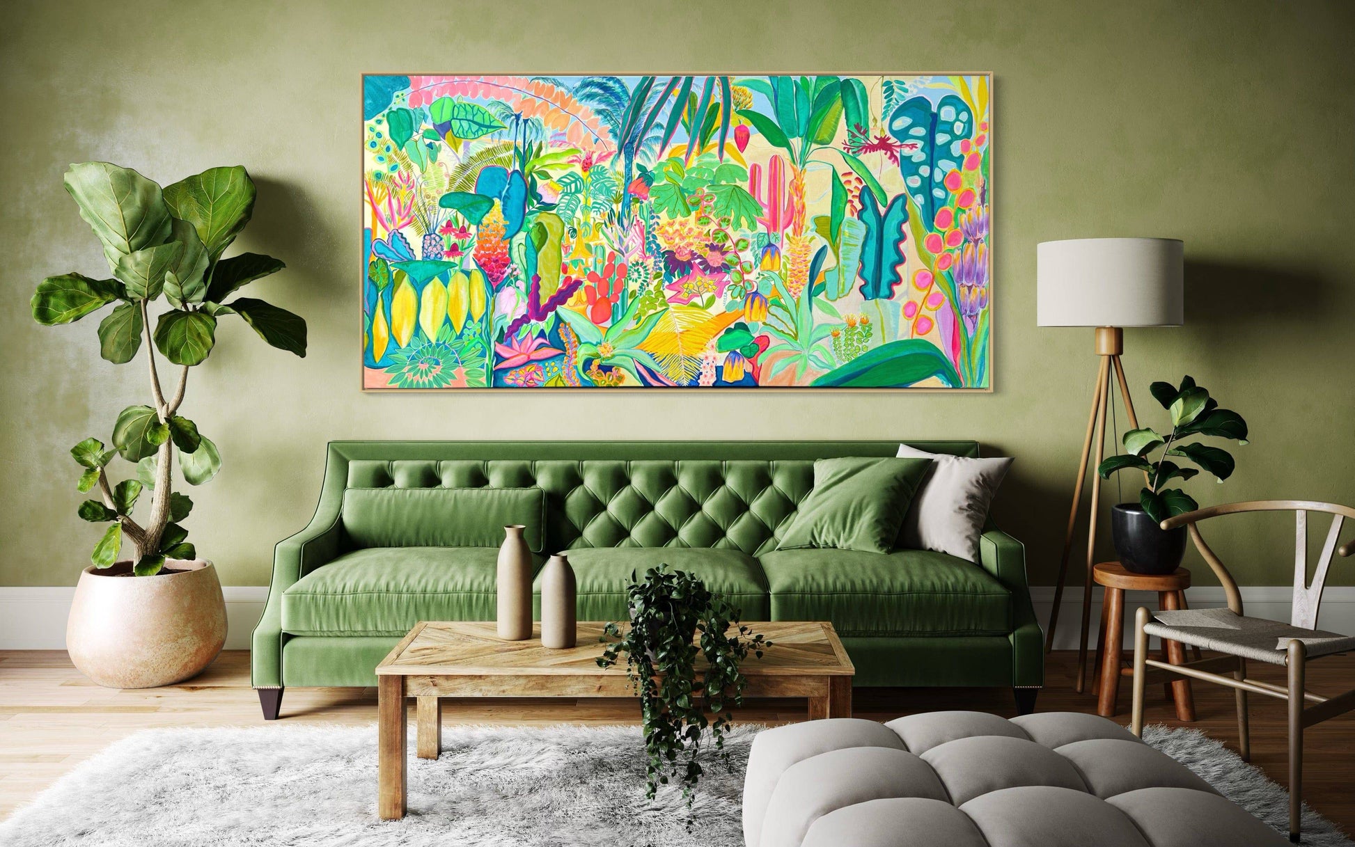 'Everlasting Eden'  76.5cm x 153cm - Kathryn Sillince Artist