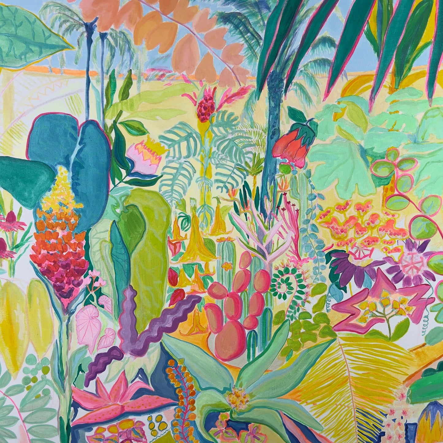 'Everlasting Eden'  76.5cm x 153cm - Kathryn Sillince Artist
