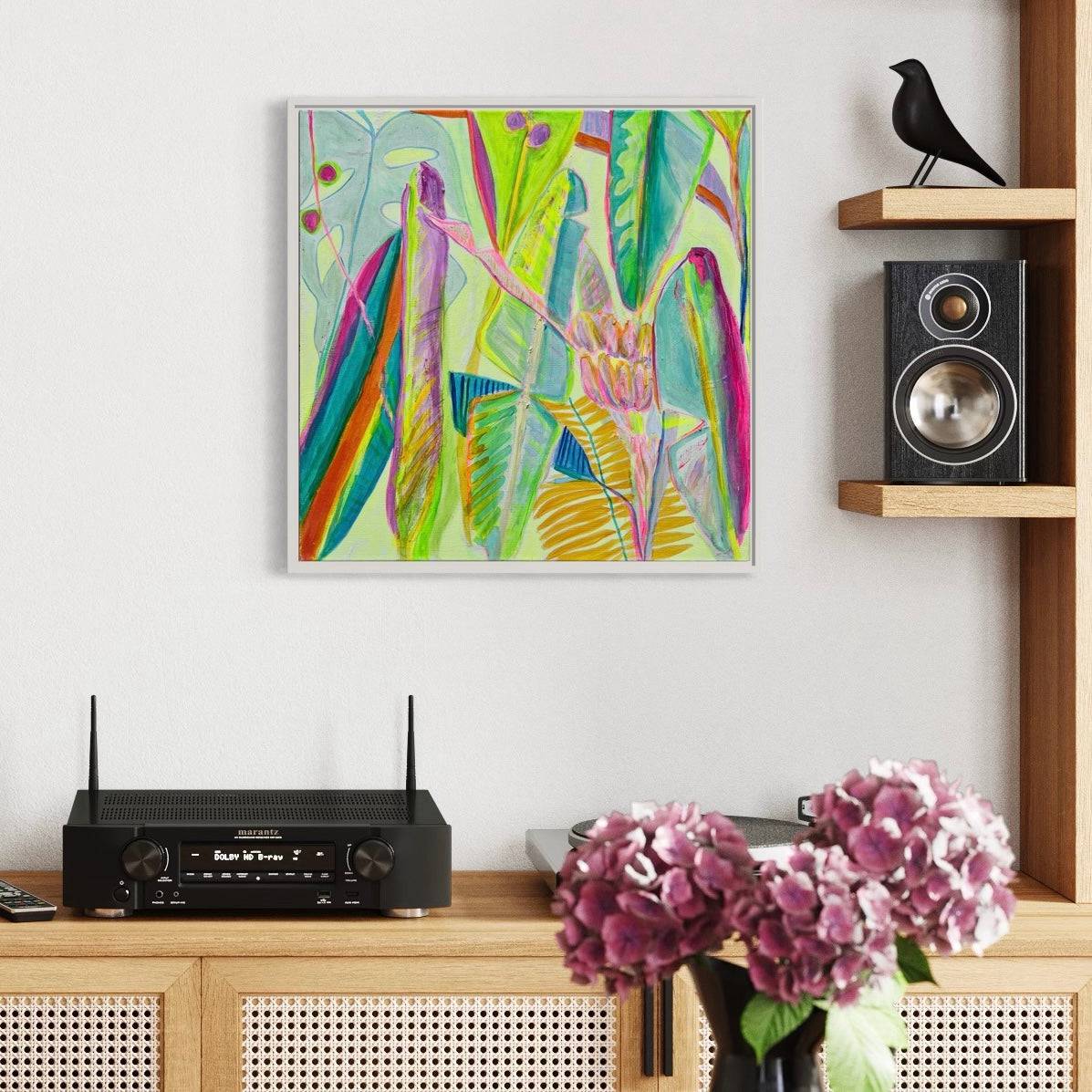 'Citrus Banana'  56cm x 56cm - Kathryn Sillince Artist