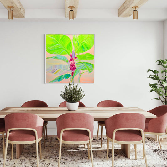 'Musa Velutina In Her Element'  112cm x 112cm - Kathryn Sillince Artist
