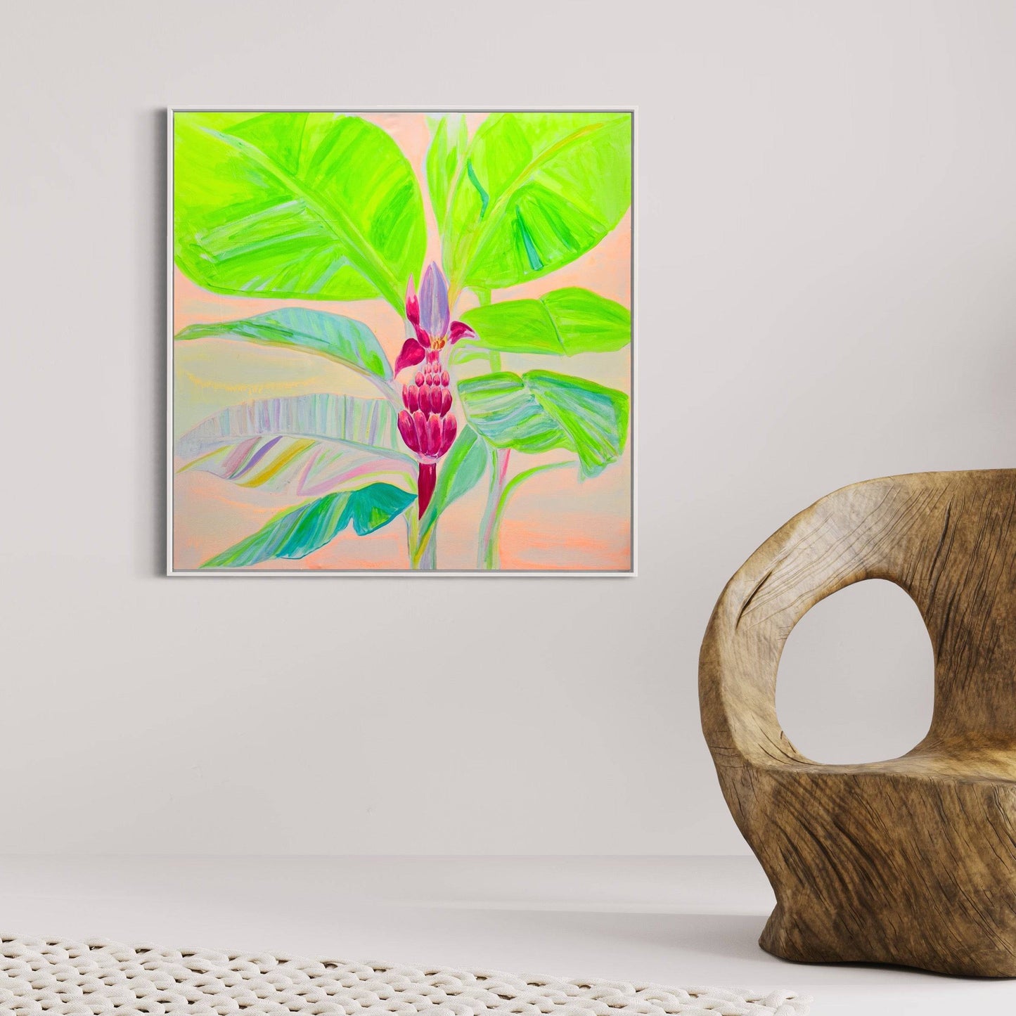 'Musa Velutina In Her Element'  112cm x 112cm - Kathryn Sillince Artist