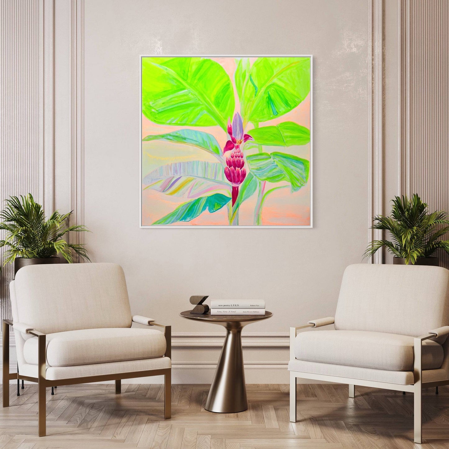 'Musa Velutina In Her Element'  112cm x 112cm - Kathryn Sillince Artist