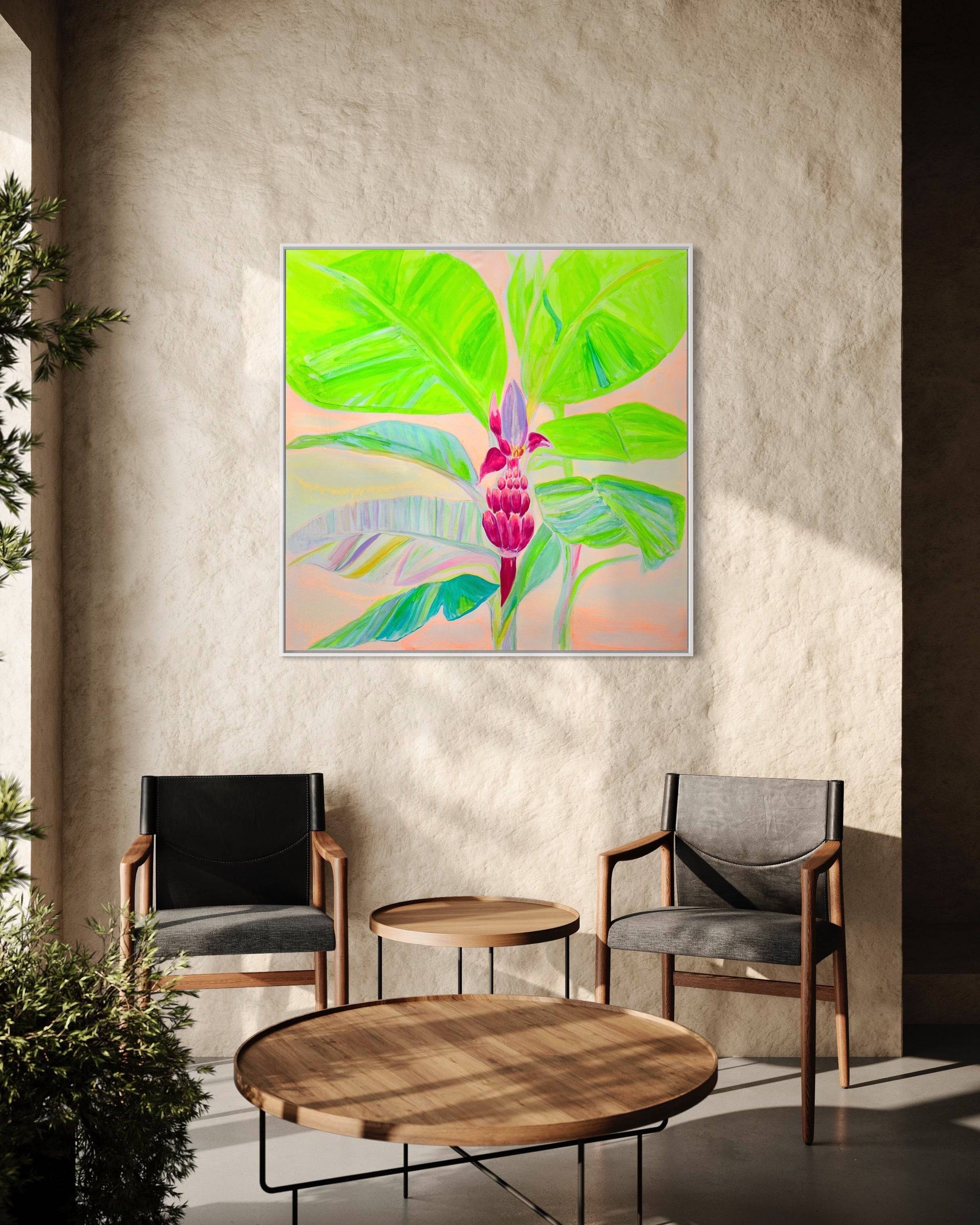 'Musa Velutina In Her Element'  112cm x 112cm - Kathryn Sillince Artist