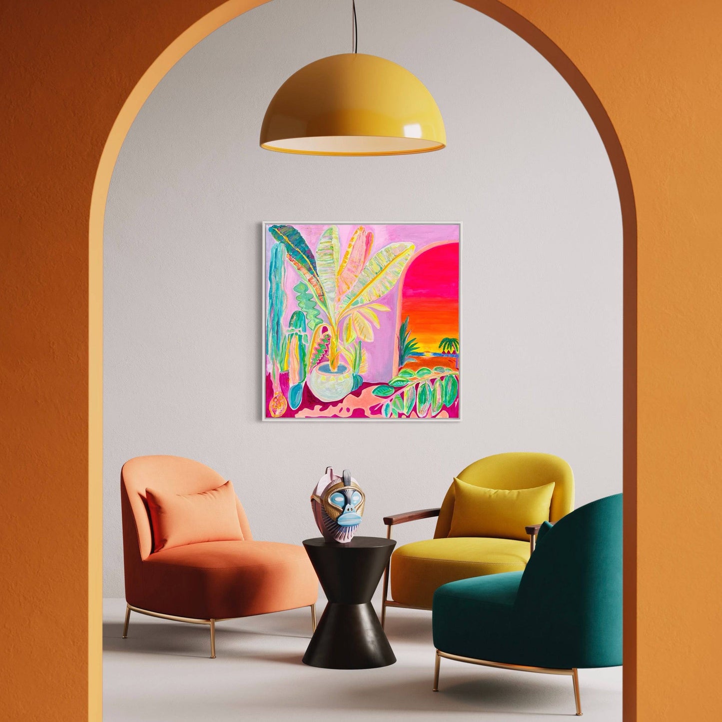 'Reflecting On A Perfect Day'  90cm x 90cm - Kathryn Sillince Artist