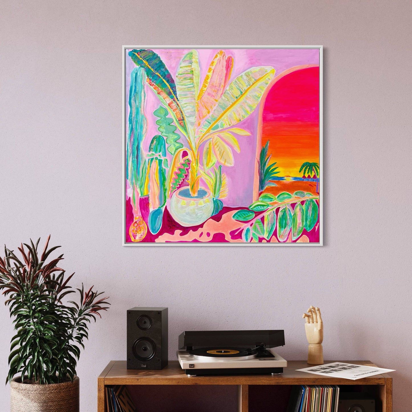 'Reflecting On A Perfect Day'  90cm x 90cm - Kathryn Sillince Artist