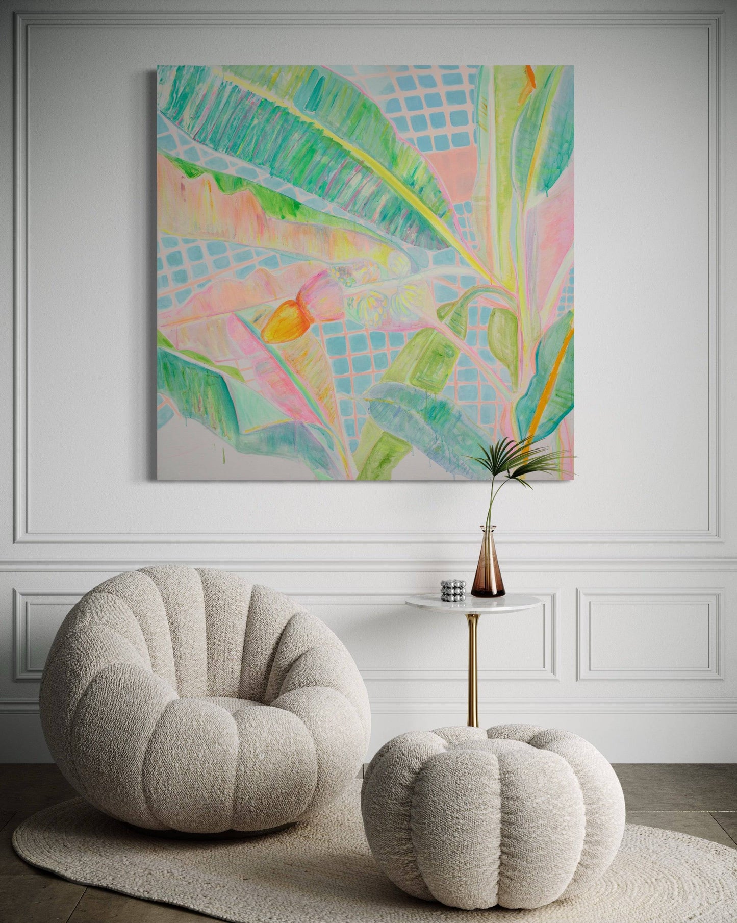 'Immersed in Nurture'  153cm x 153cm - Kathryn Sillince Artist