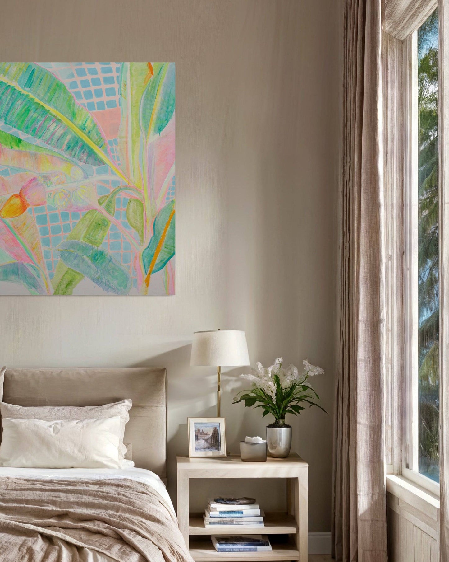 'Immersed in Nurture'  153cm x 153cm - Kathryn Sillince Artist