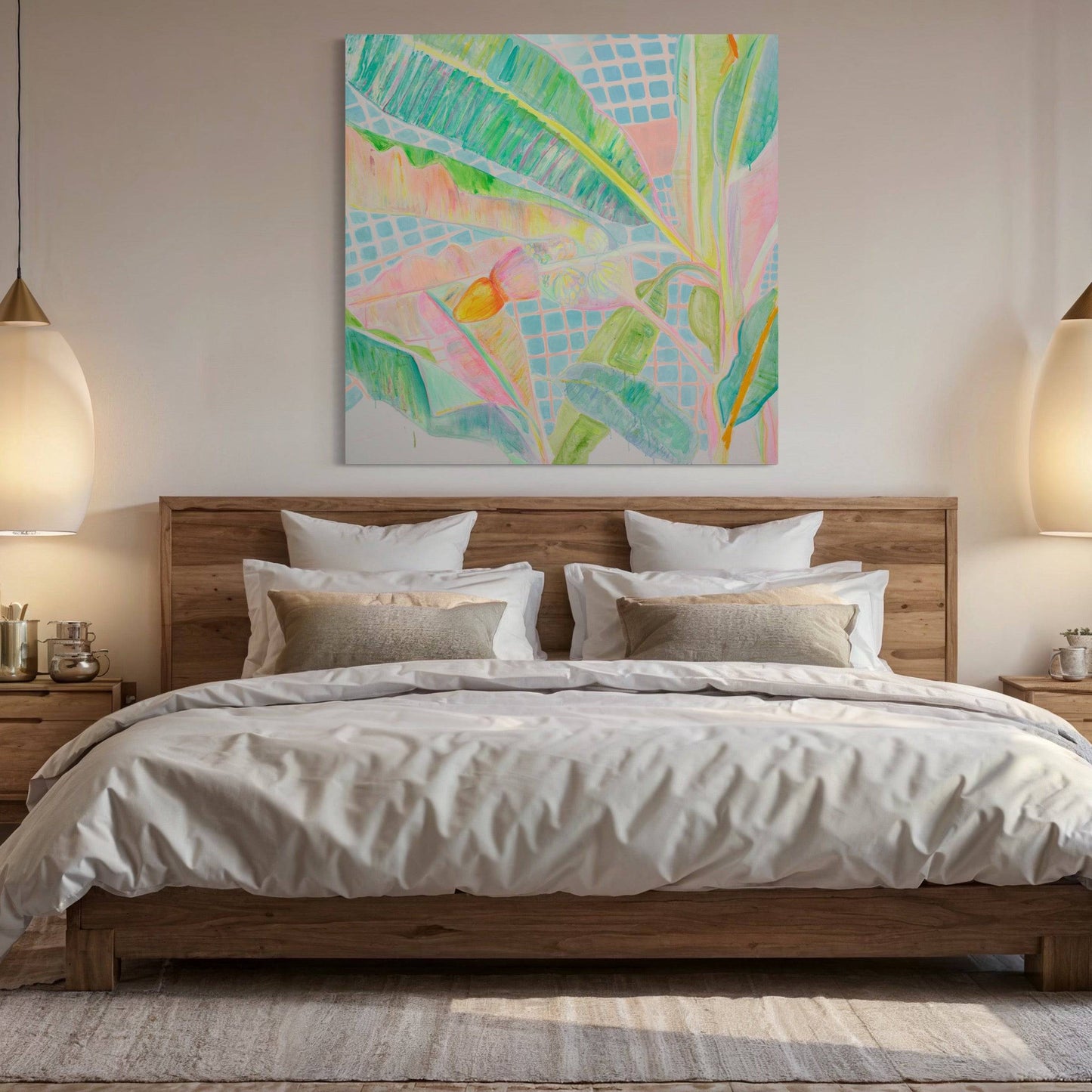 'Immersed in Nurture'  153cm x 153cm - Kathryn Sillince Artist