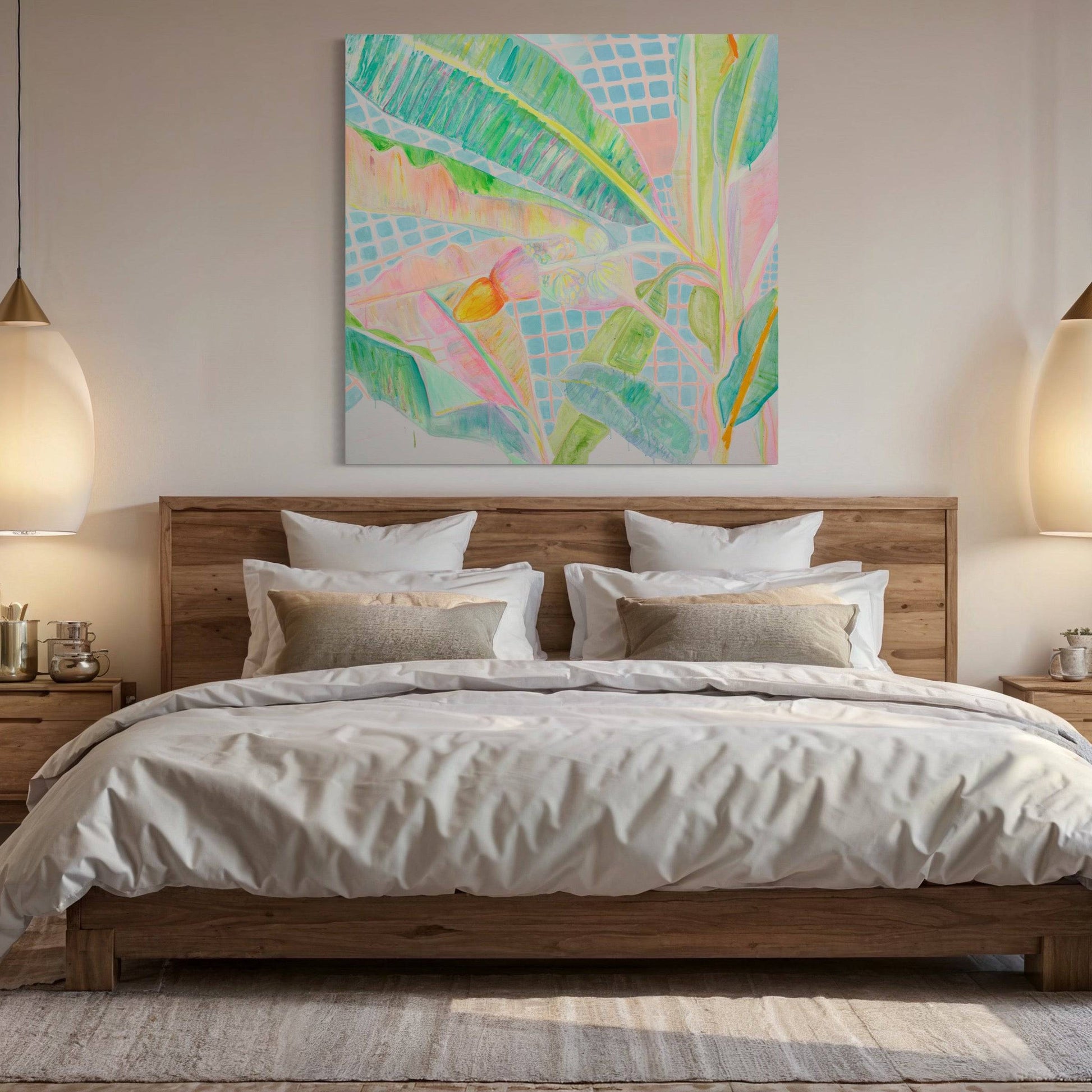 'Immersed in Nurture'  153cm x 153cm - Kathryn Sillince Artist