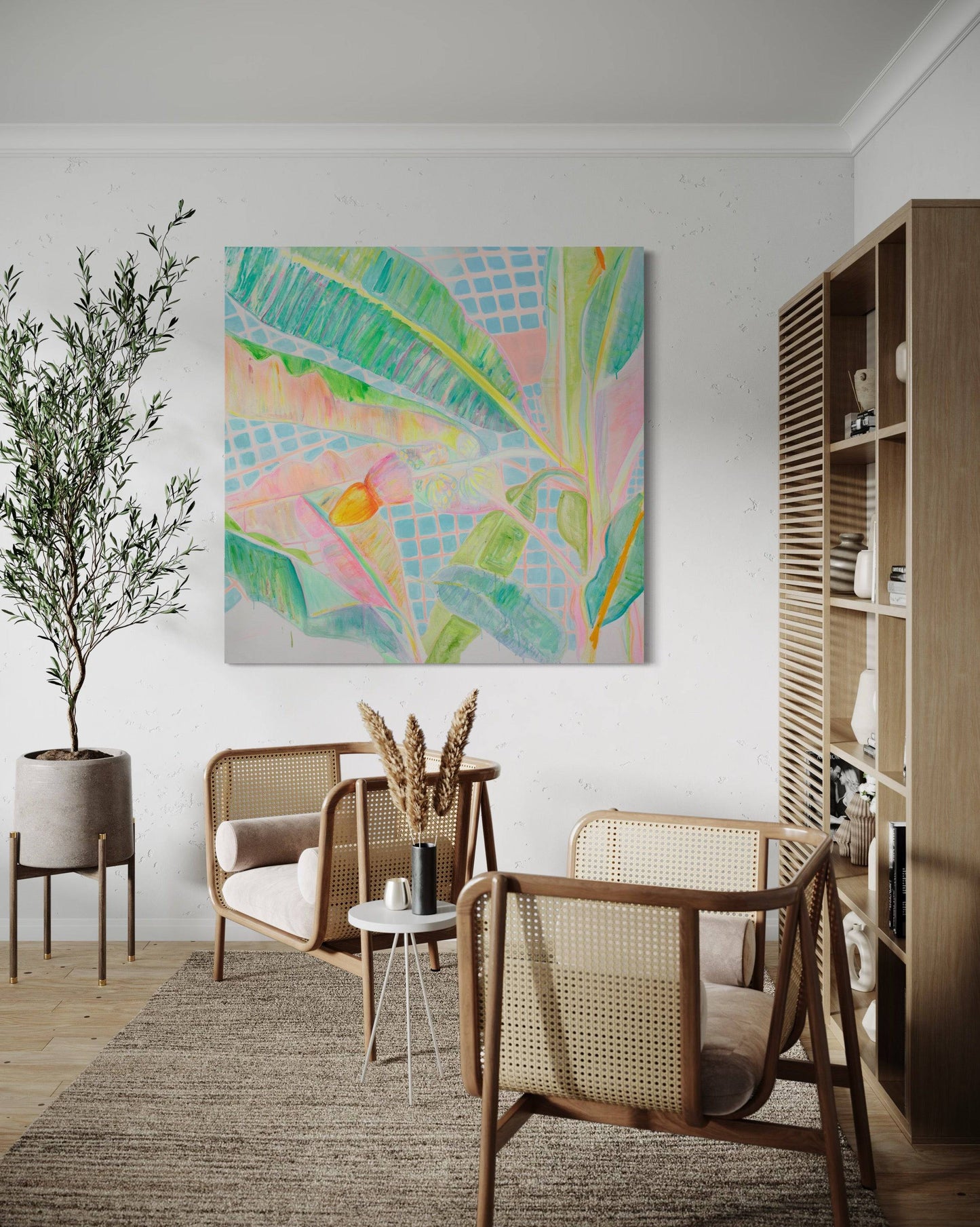 'Immersed in Nurture'  153cm x 153cm - Kathryn Sillince Artist
