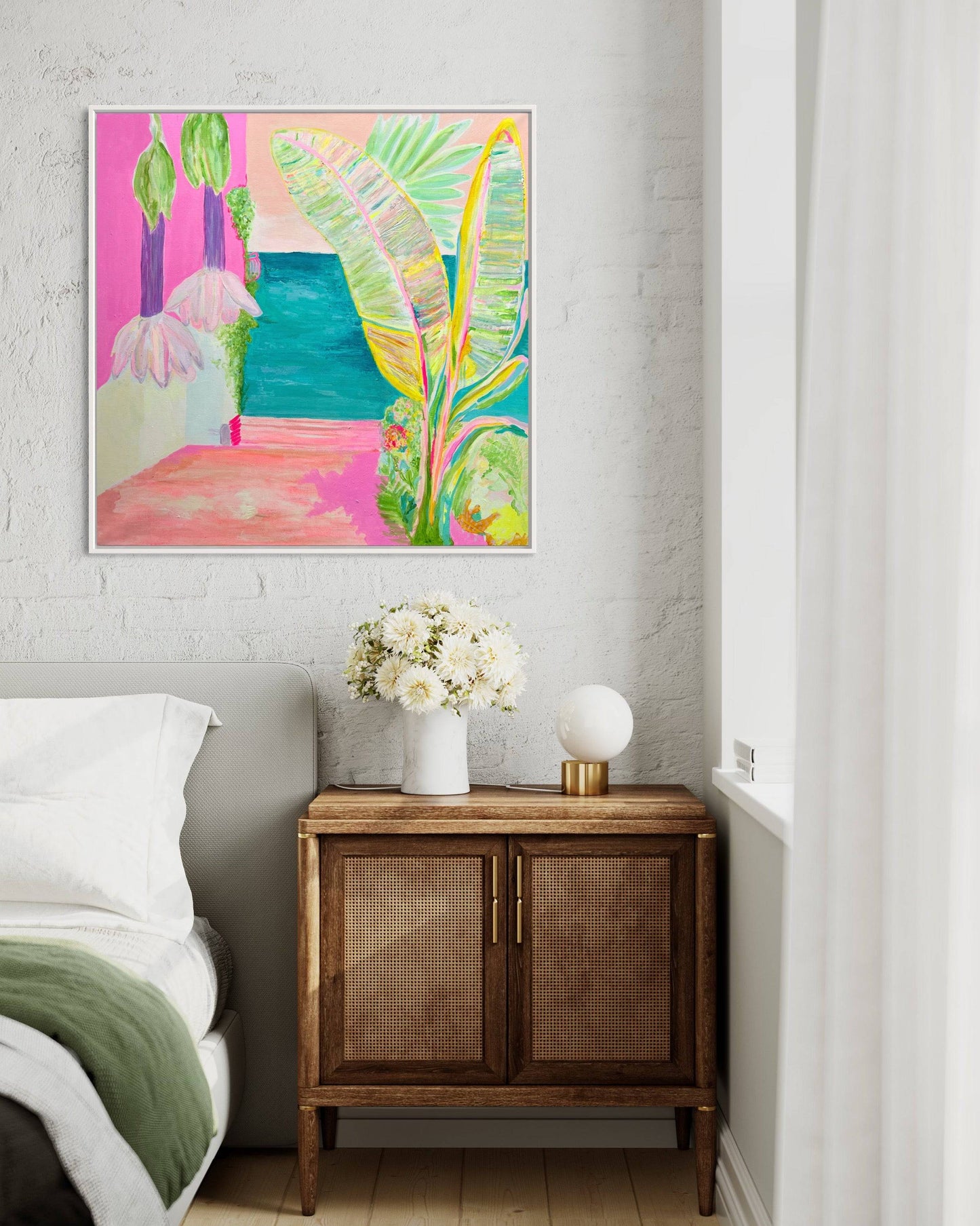 'Vacation Anticipation'  90cm x 90cm - Kathryn Sillince Artist