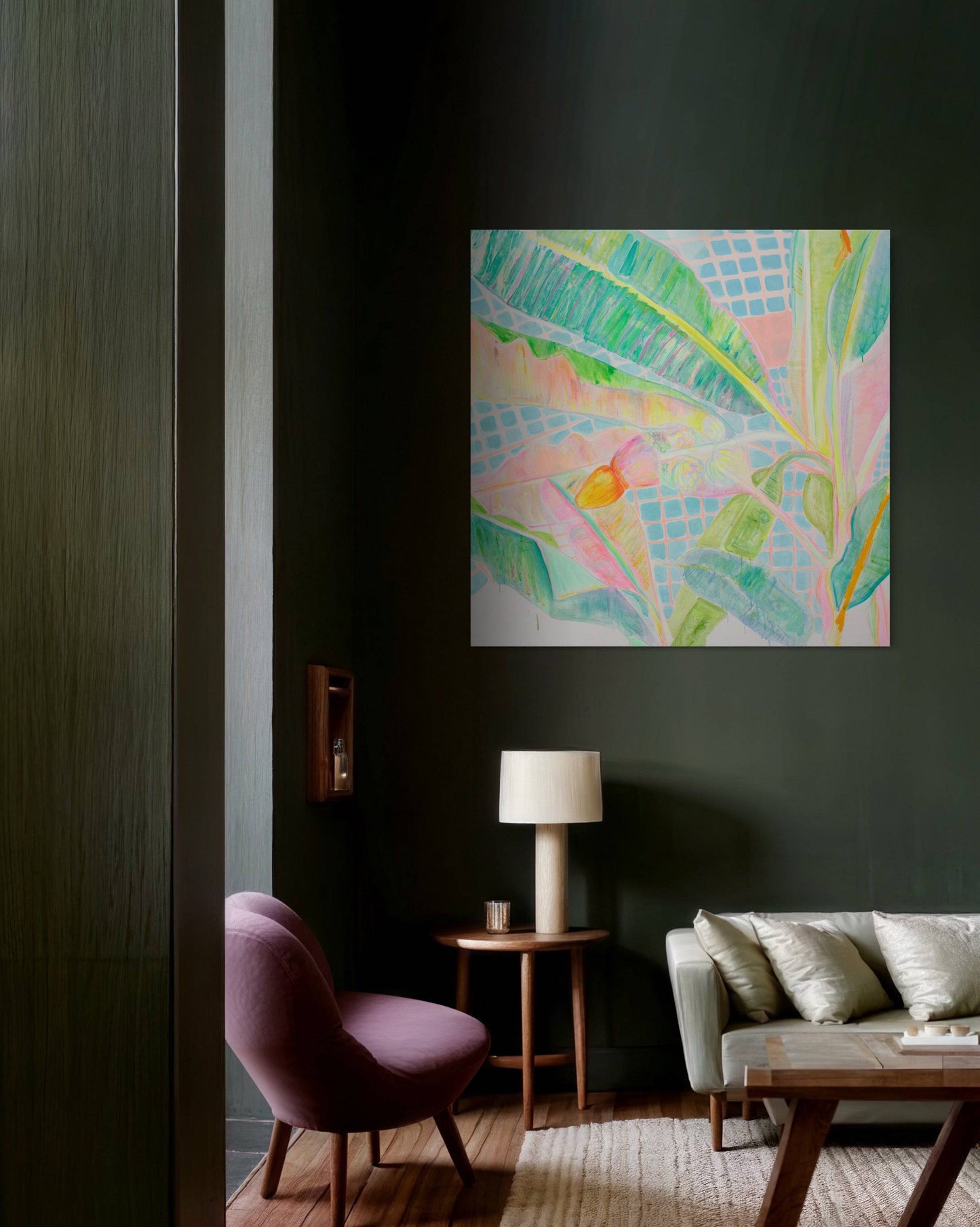 'Immersed in Nurture'  153cm x 153cm - Kathryn Sillince Artist