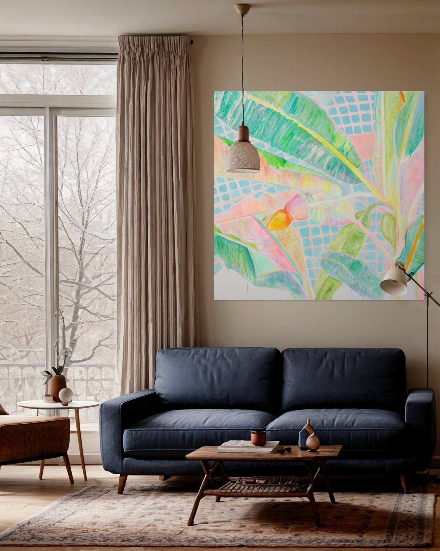 'Immersed in Nurture'  153cm x 153cm - Kathryn Sillince Artist