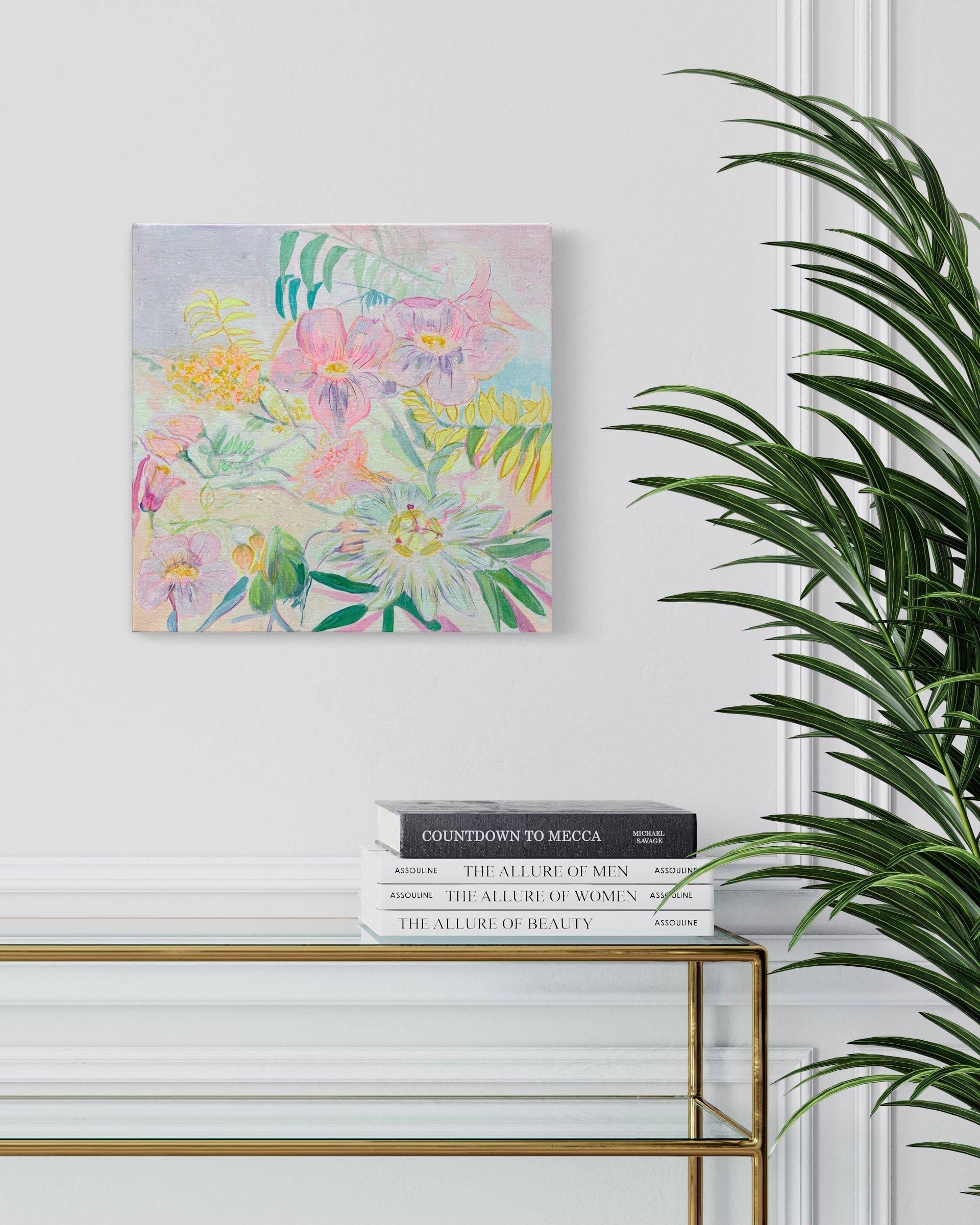 'Passiflora Anastasia'  45cm x 45cm - Kathryn Sillince Artist