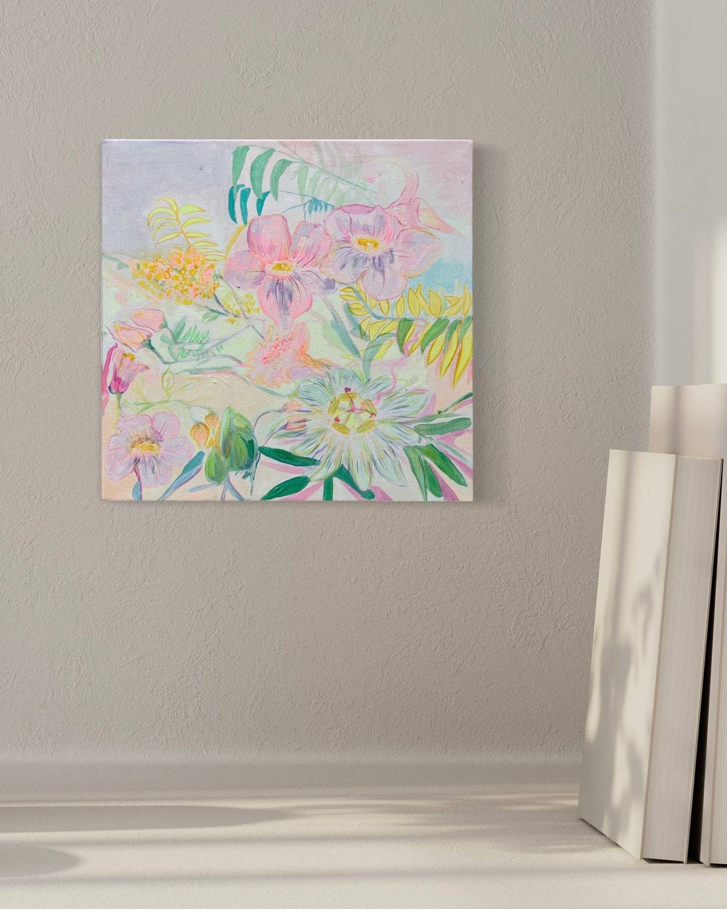 'Passiflora Anastasia'  45cm x 45cm - Kathryn Sillince Artist
