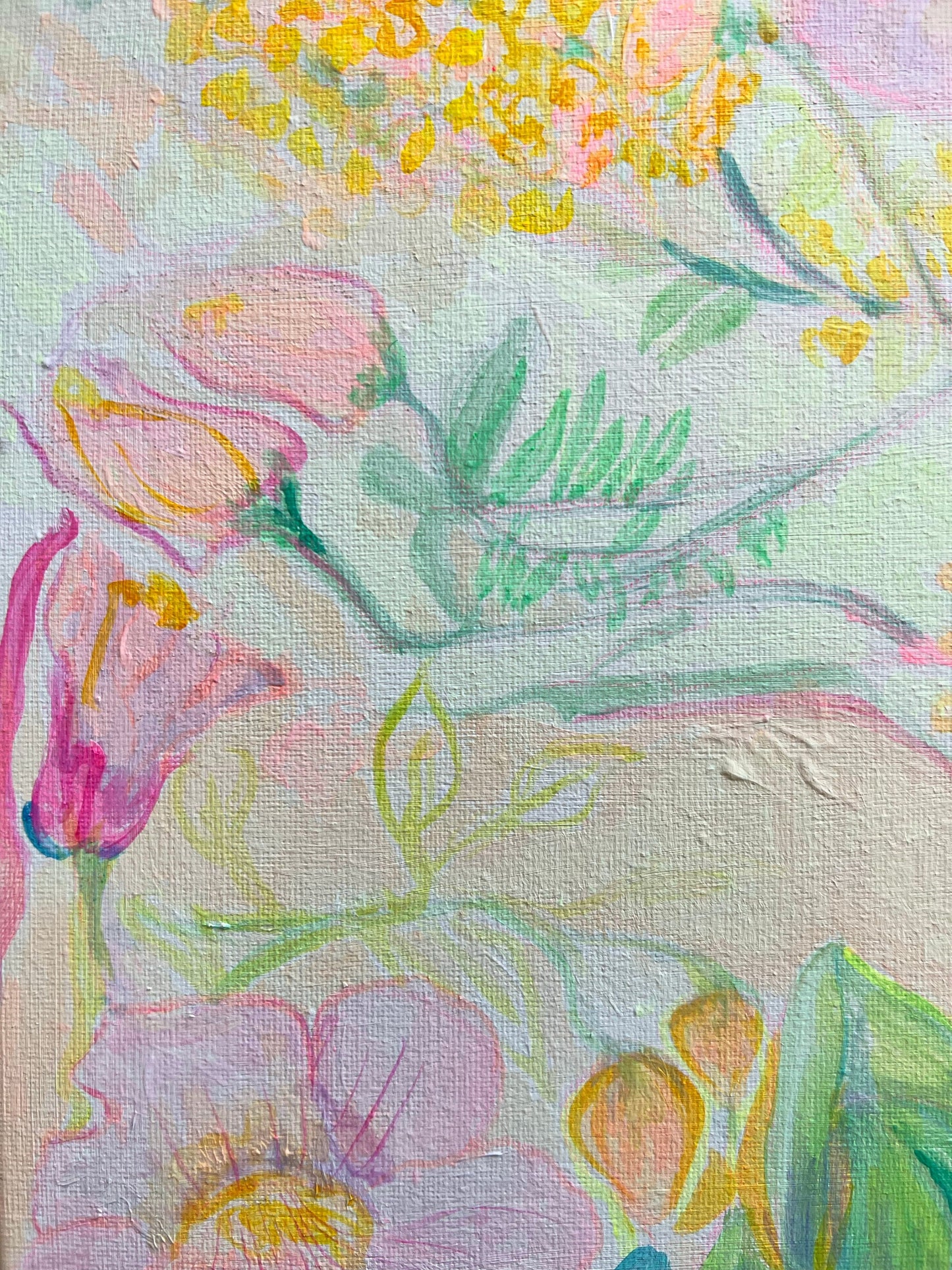'Passiflora Anastasia'  45cm x 45cm - Kathryn Sillince Artist