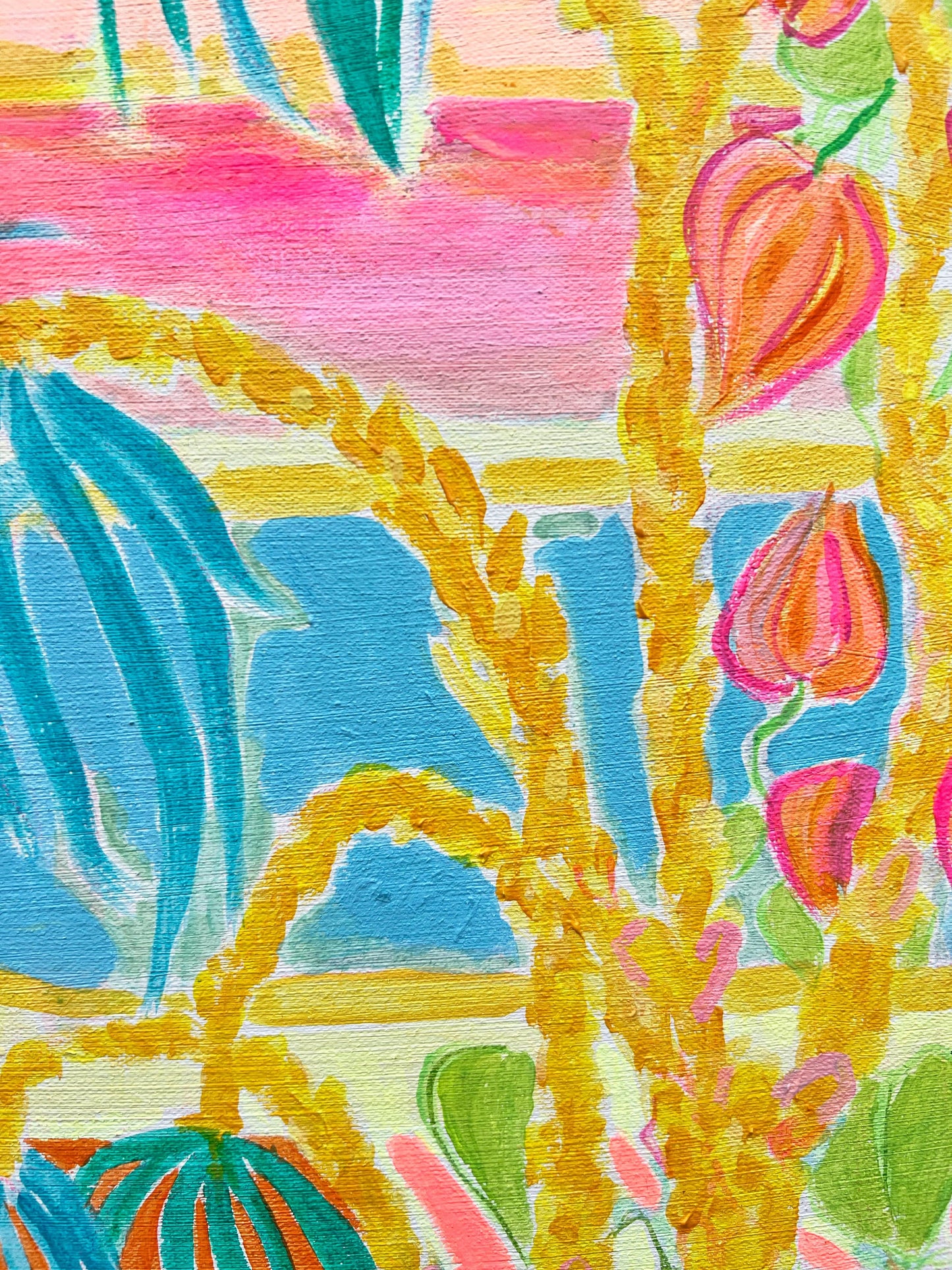 'View From The Riad'  54cm x 80cm - Kathryn Sillince Artist