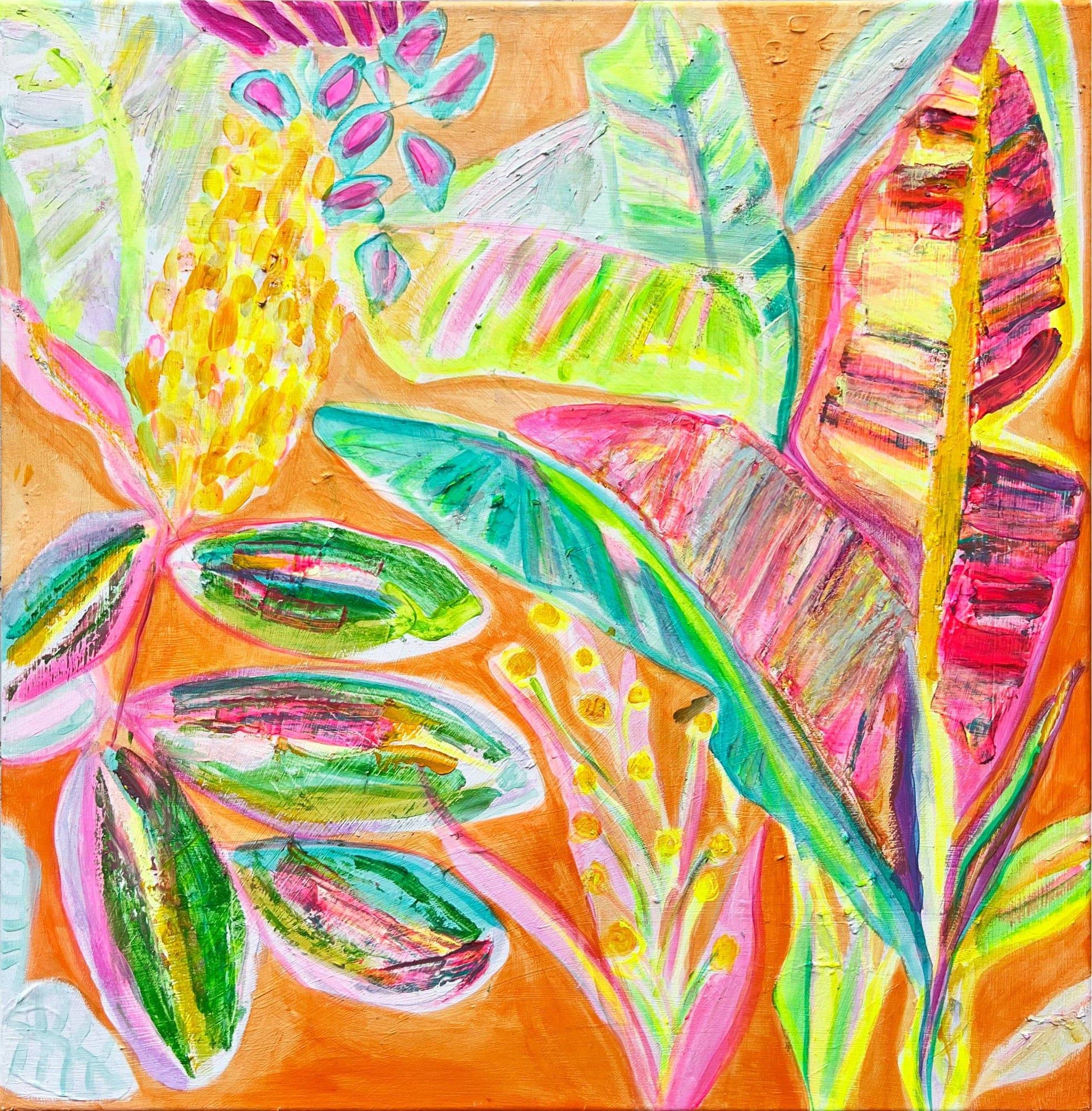 'Zing Of Zingiber'  56cm x 56cm - Kathryn Sillince Artist