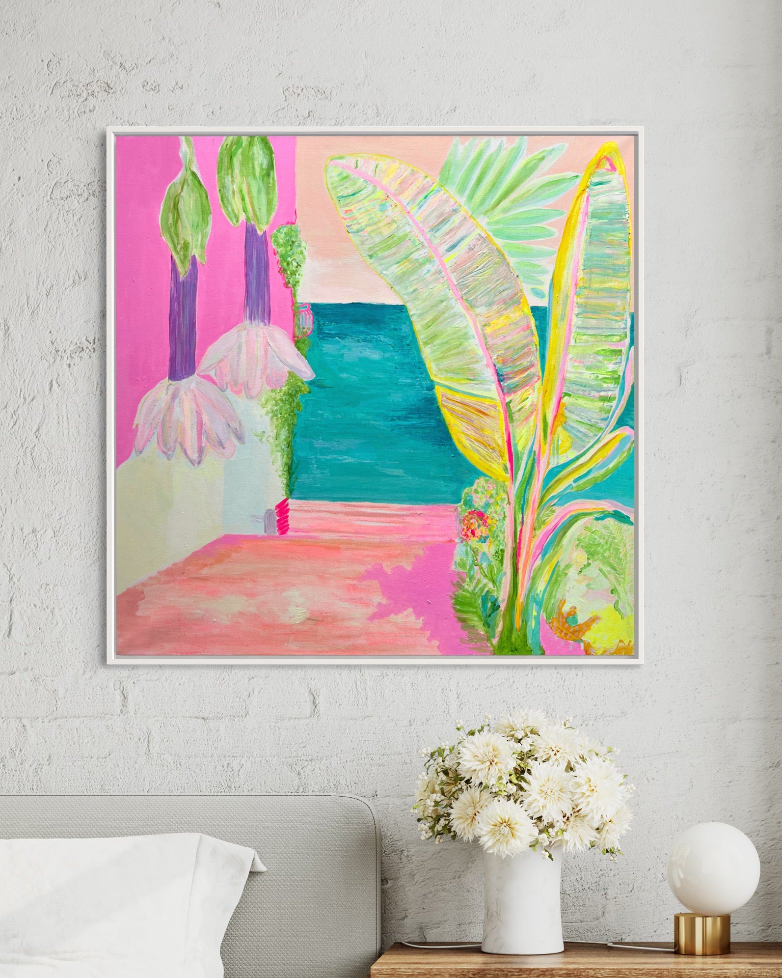 Canvas print titled "Vacation Anticipation" by Printumo featuring a vibrant, scenic landscape image on high-quality canvas.