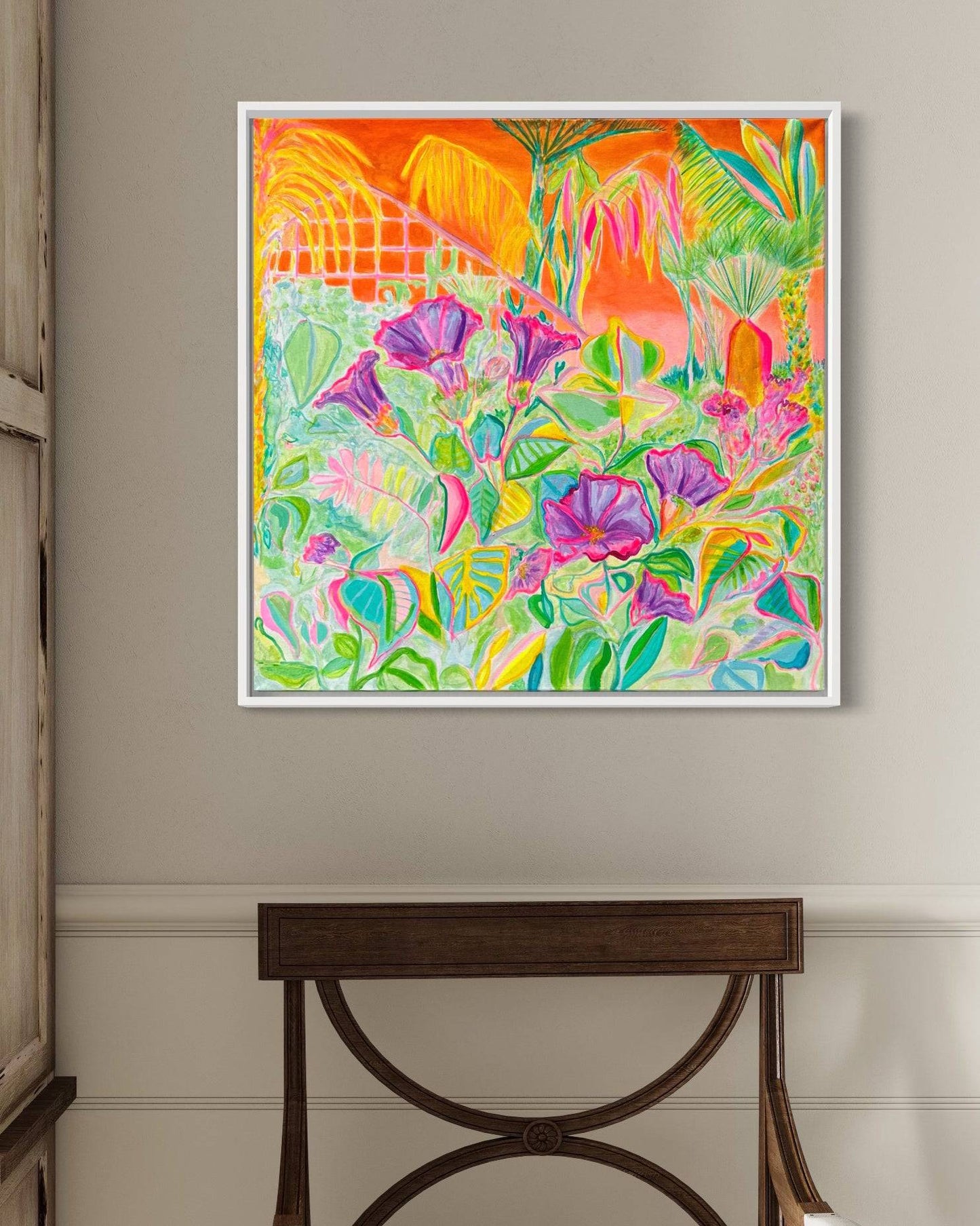 'Apocalyptic Fanfare'  61cm x 61cm - Kathryn Sillince Artist