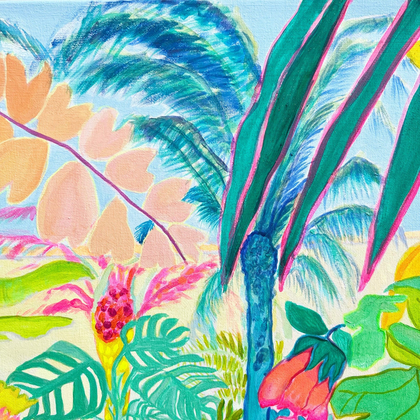 'Everlasting Eden'  76.5cm x 153cm - Kathryn Sillince Artist