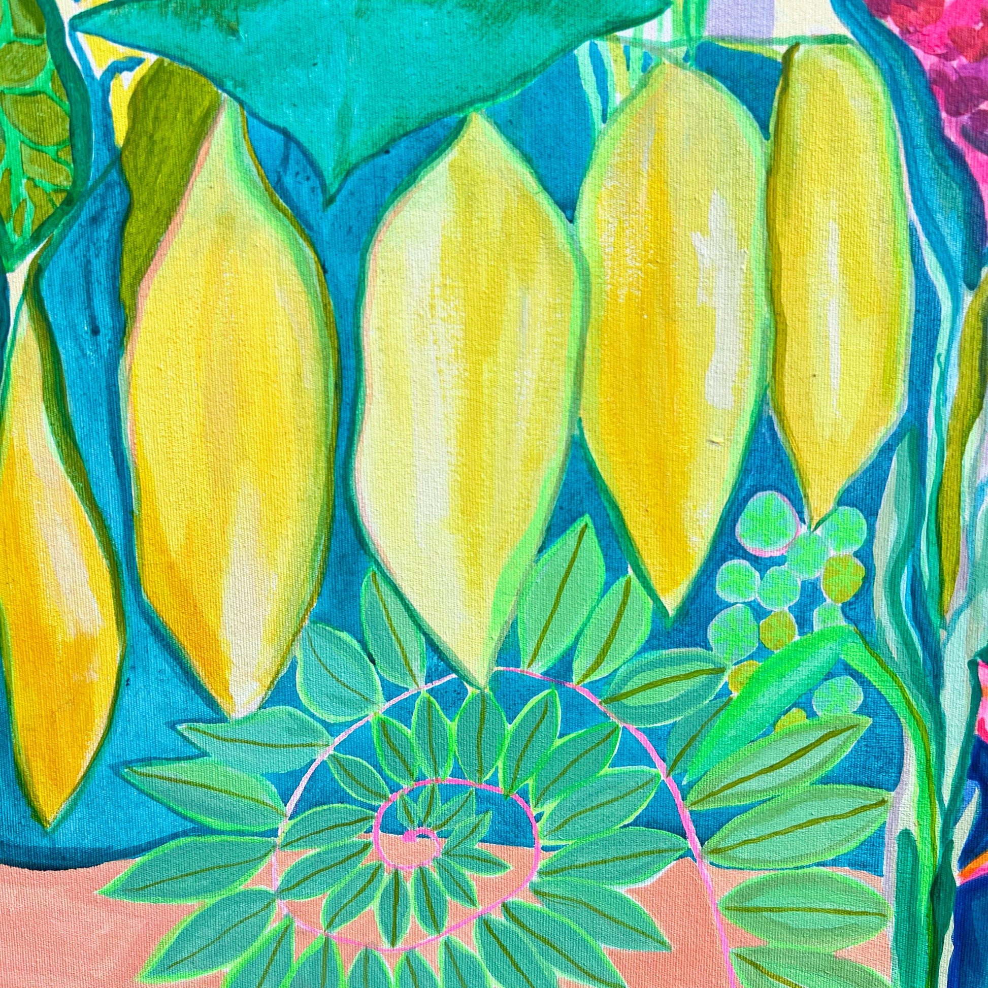 'Everlasting Eden'  76.5cm x 153cm - Kathryn Sillince Artist