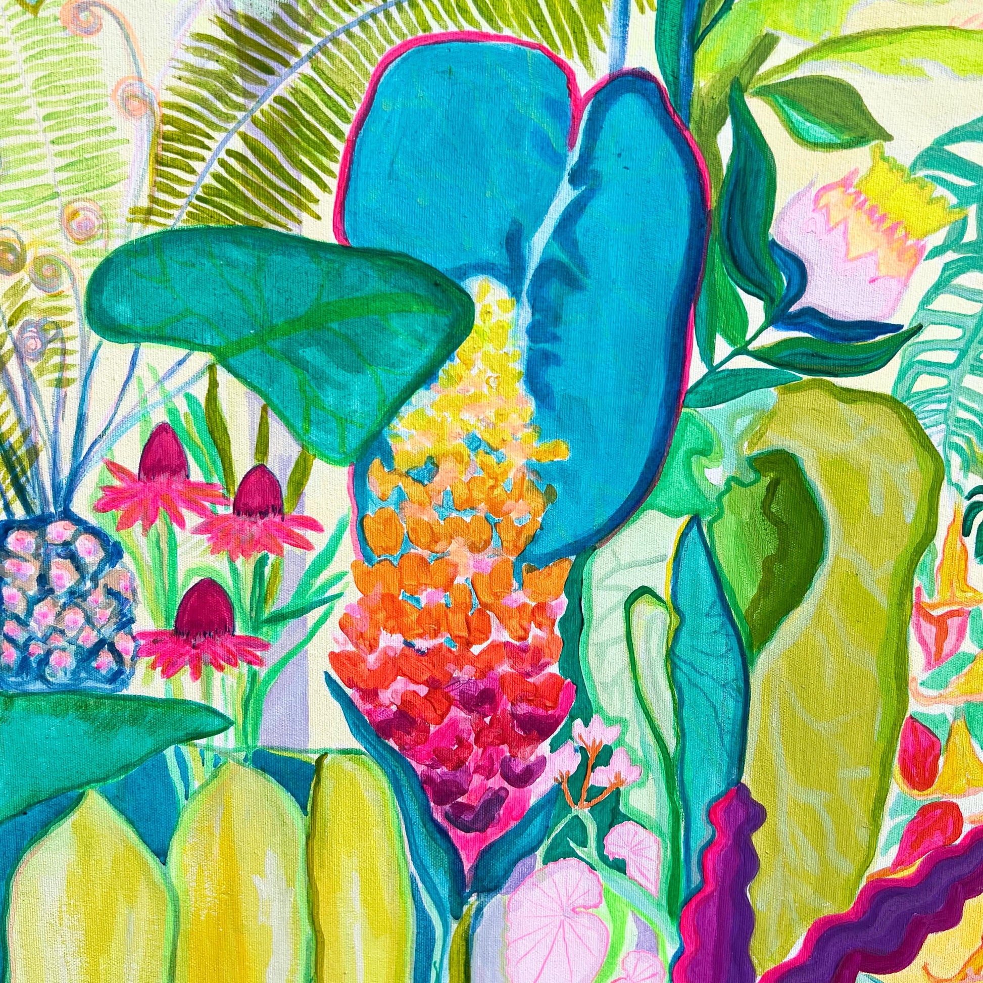'Everlasting Eden'  76.5cm x 153cm - Kathryn Sillince Artist