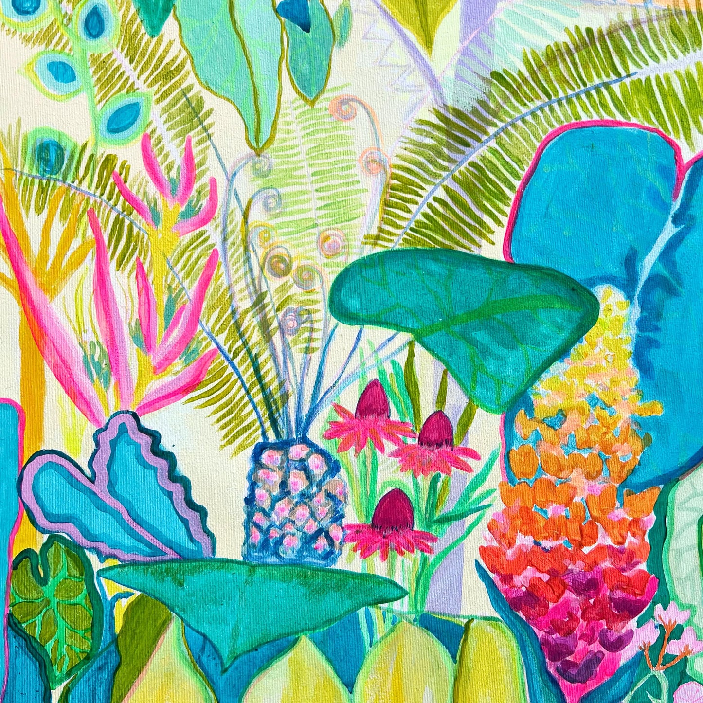 'Everlasting Eden'  76.5cm x 153cm - Kathryn Sillince Artist