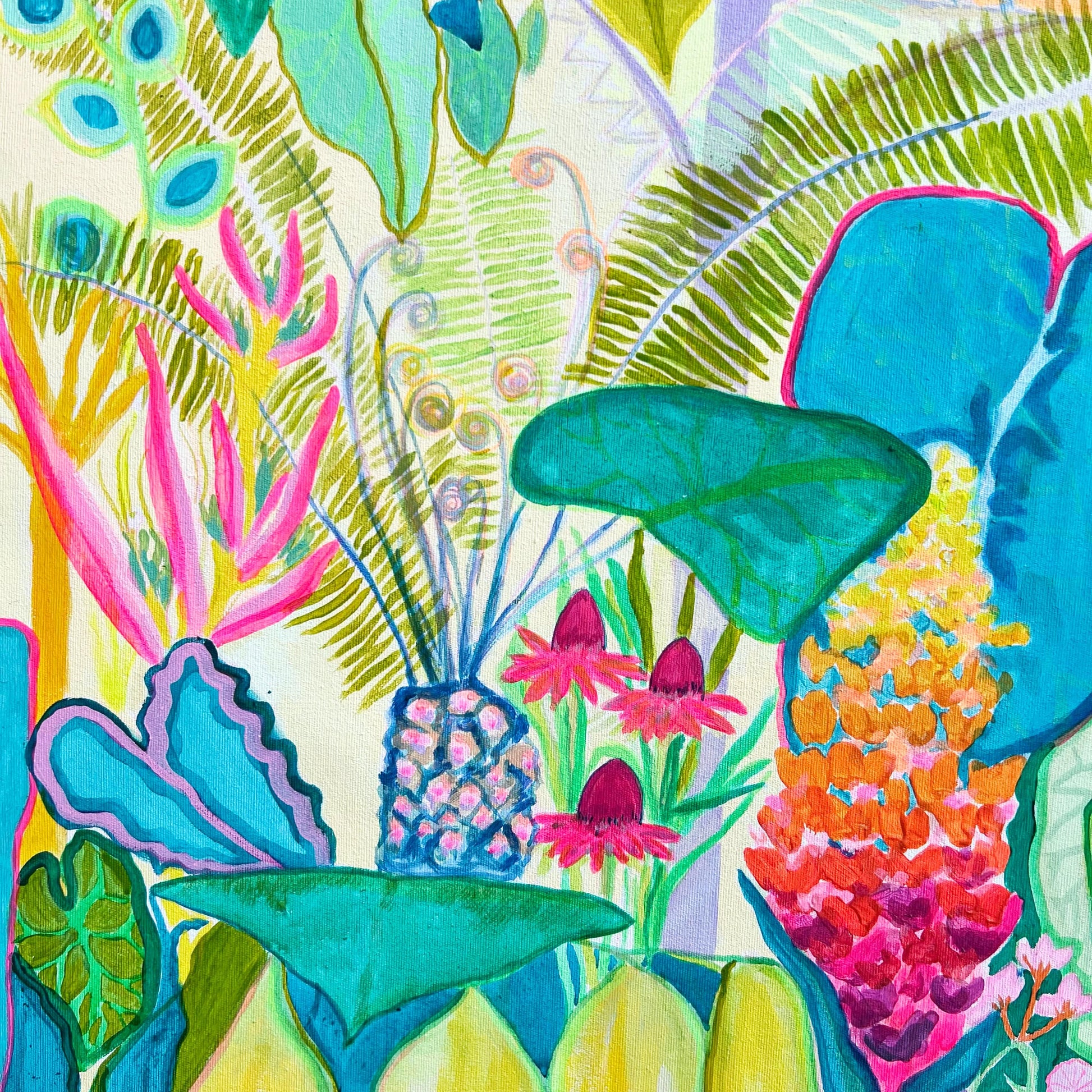 'Everlasting Eden'  76.5cm x 153cm - Kathryn Sillince Artist