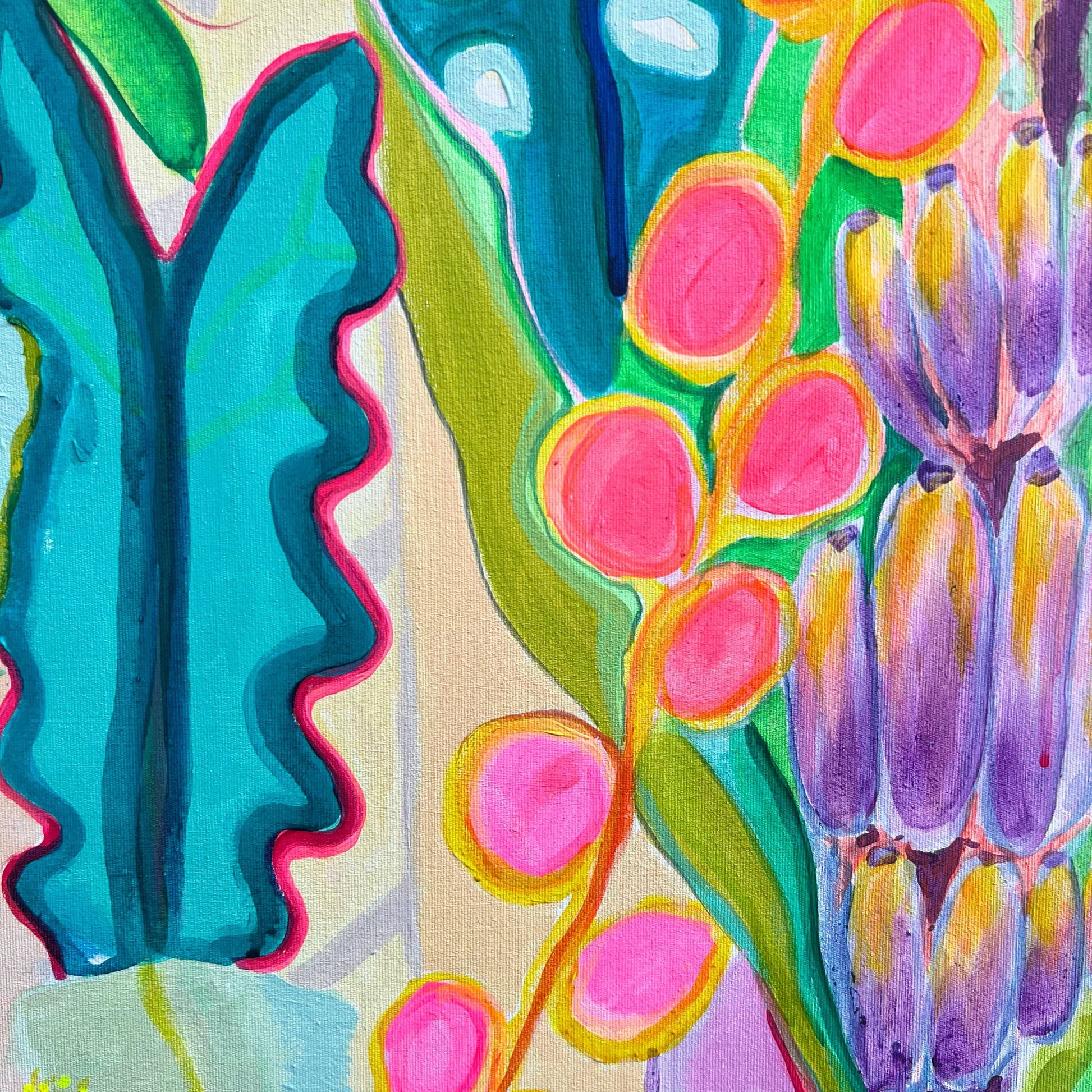 'Everlasting Eden'  76.5cm x 153cm - Kathryn Sillince Artist