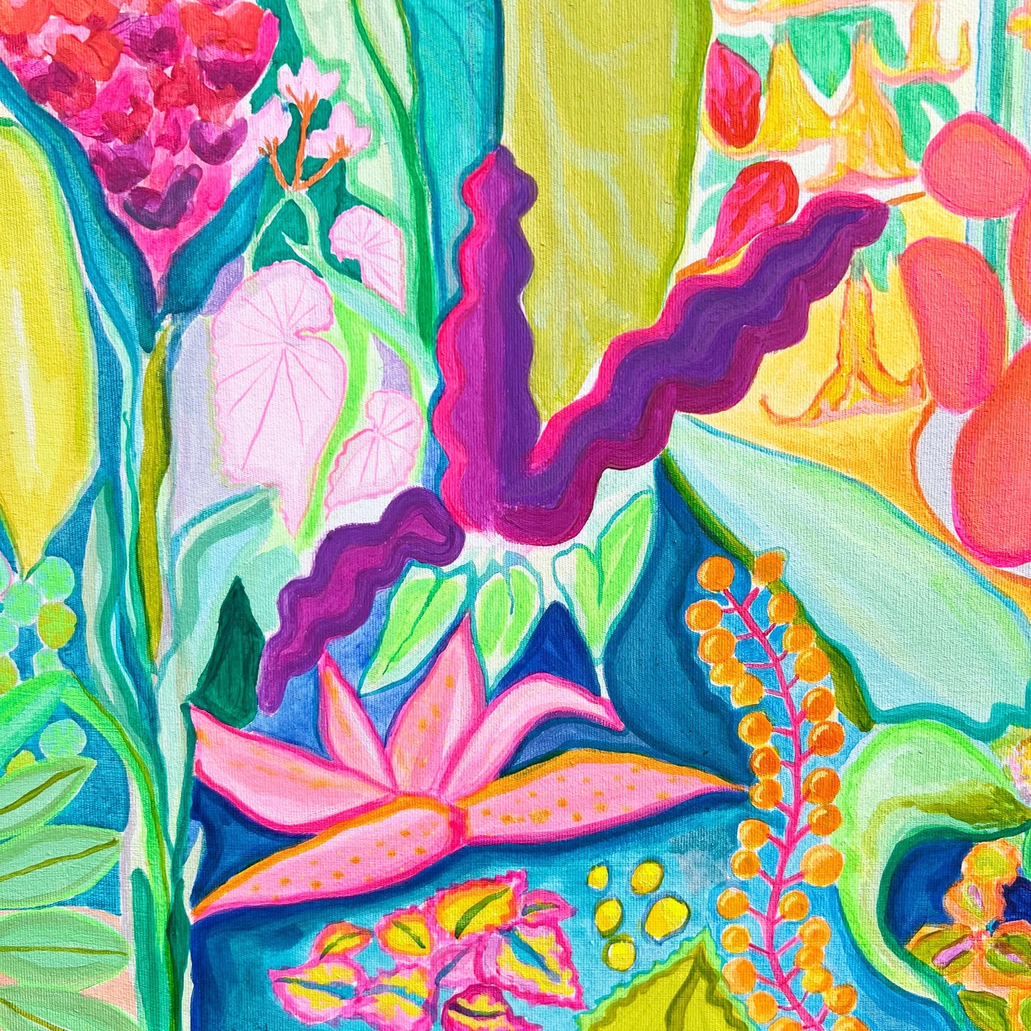 'Everlasting Eden'  76.5cm x 153cm - Kathryn Sillince Artist