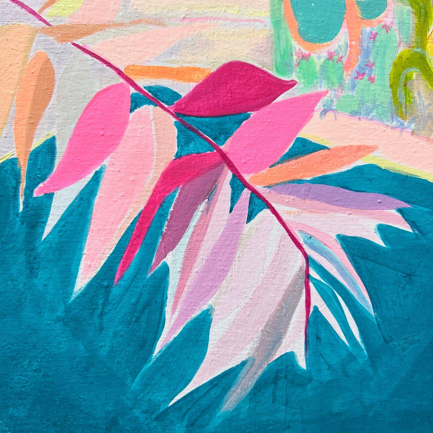 ‘Endless Summer By The Pool' Print - Kathryn Sillince Artist