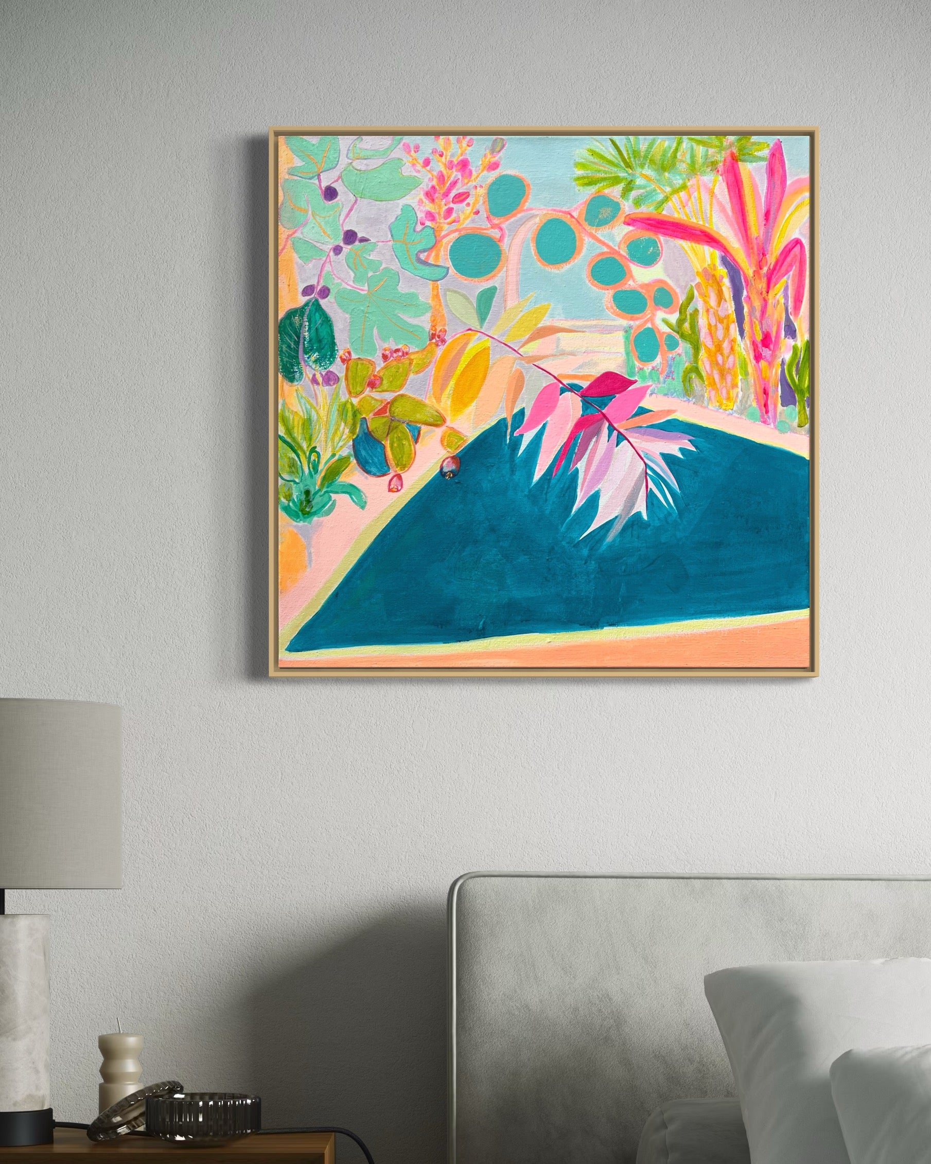 ‘Endless Summer By The Pool' Print - Kathryn Sillince Artist