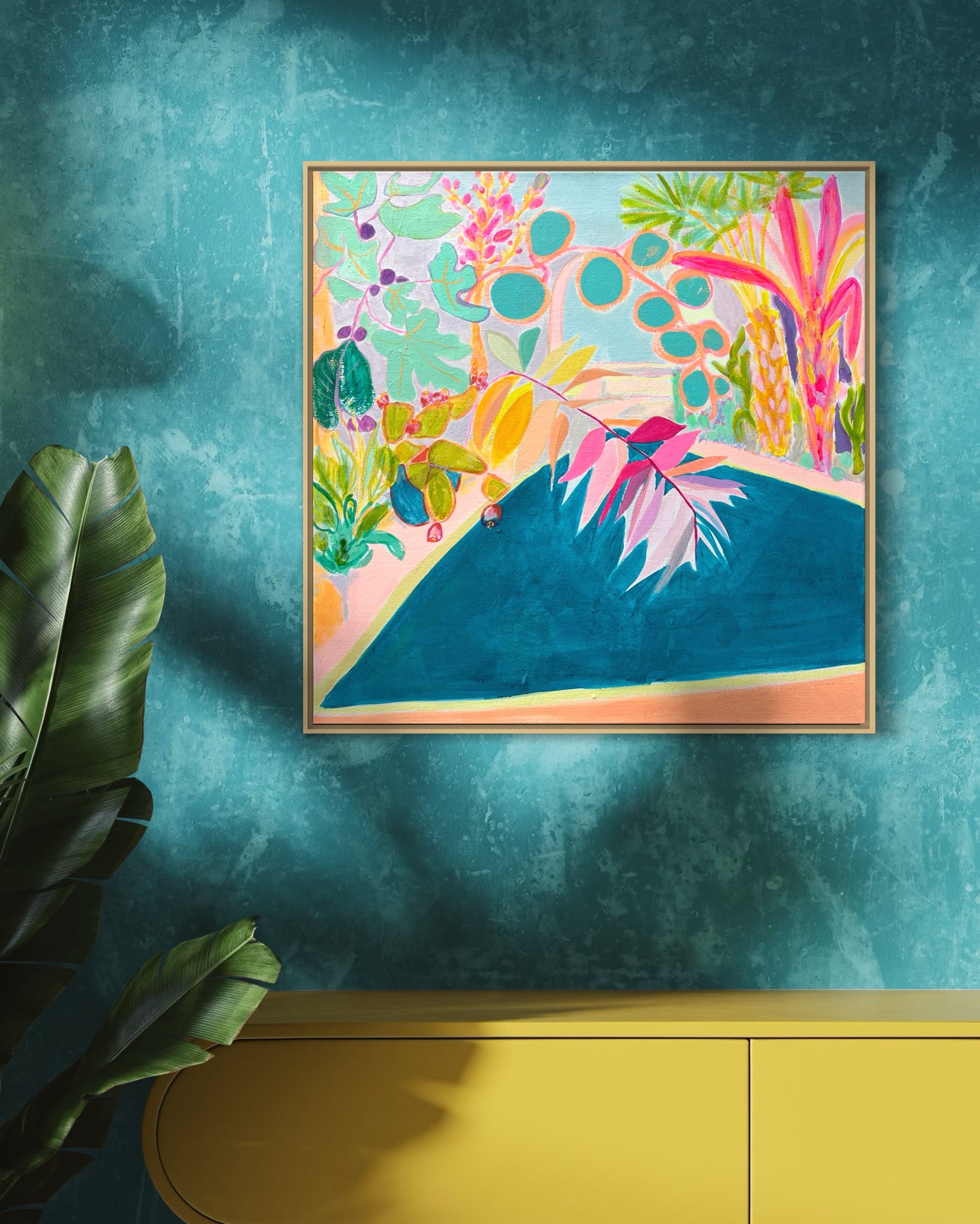 ‘Endless Summer By The Pool' Print - Kathryn Sillince Artist